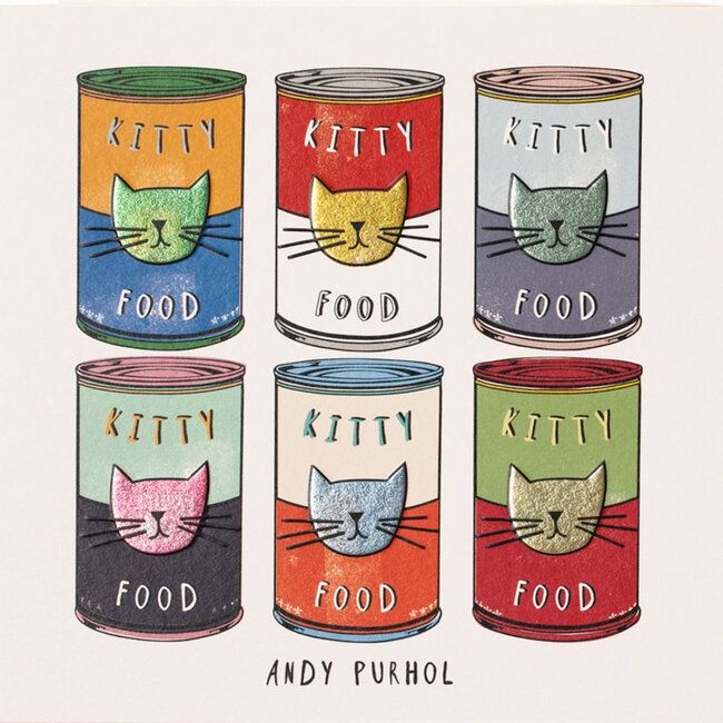 Niaski - Andy Purhol, Double Card with Envelope