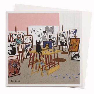 USTUDIO Niaski - Meowro, Double Card with Envelope