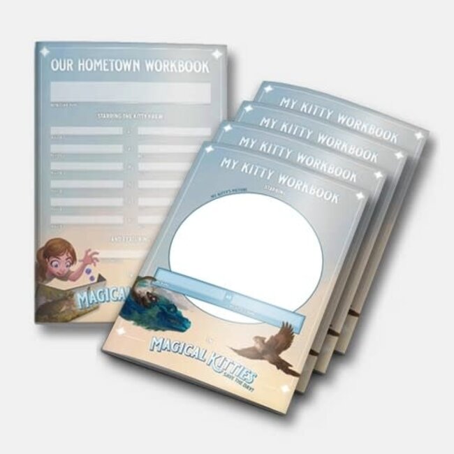Atlas Games Magical Kitties Save the Day! - Series Workbook , 4 Pack