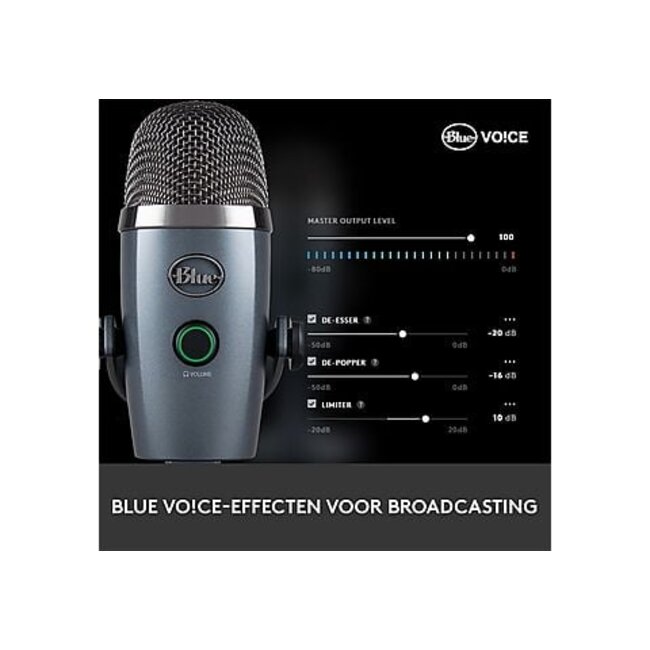 Blue Yeti Nano-USB Microfoon | Blue Yeti | Refurbished