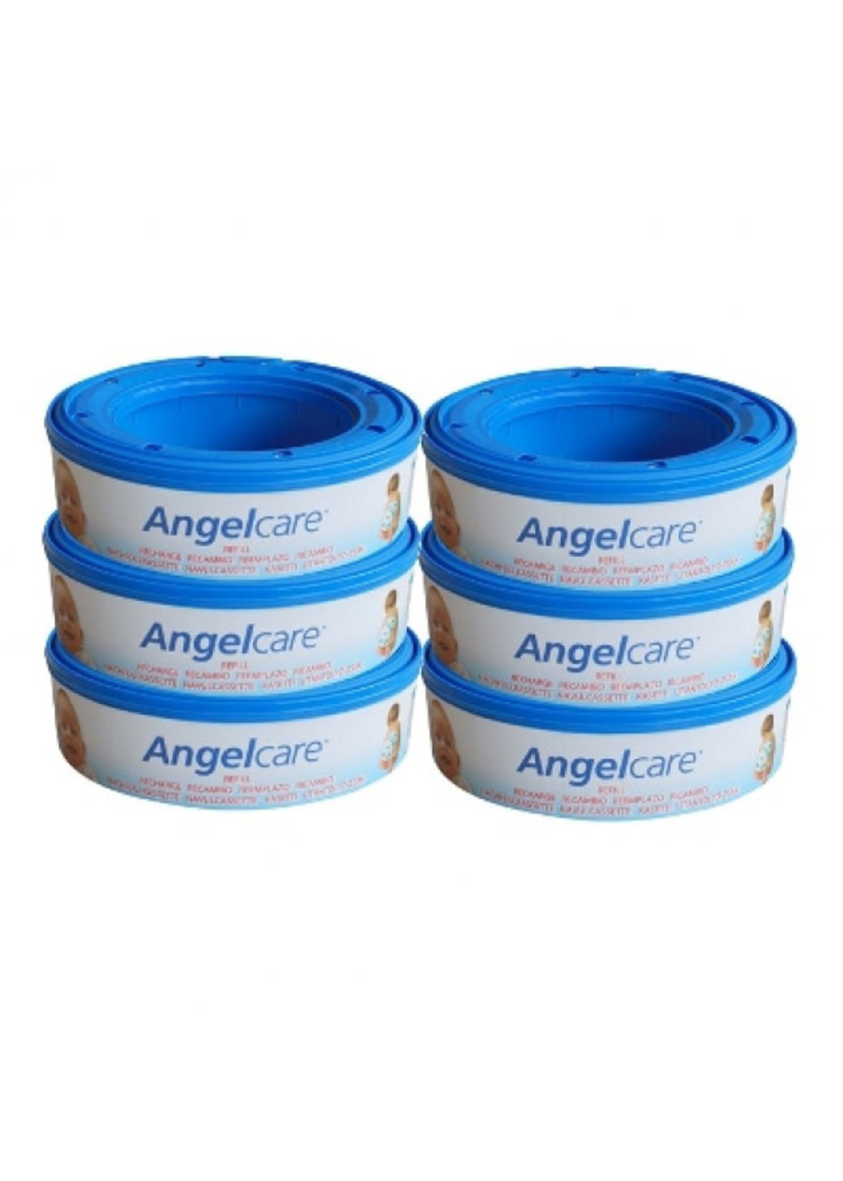 Angelcare Angelcare navulcassette blauw (6-pack)