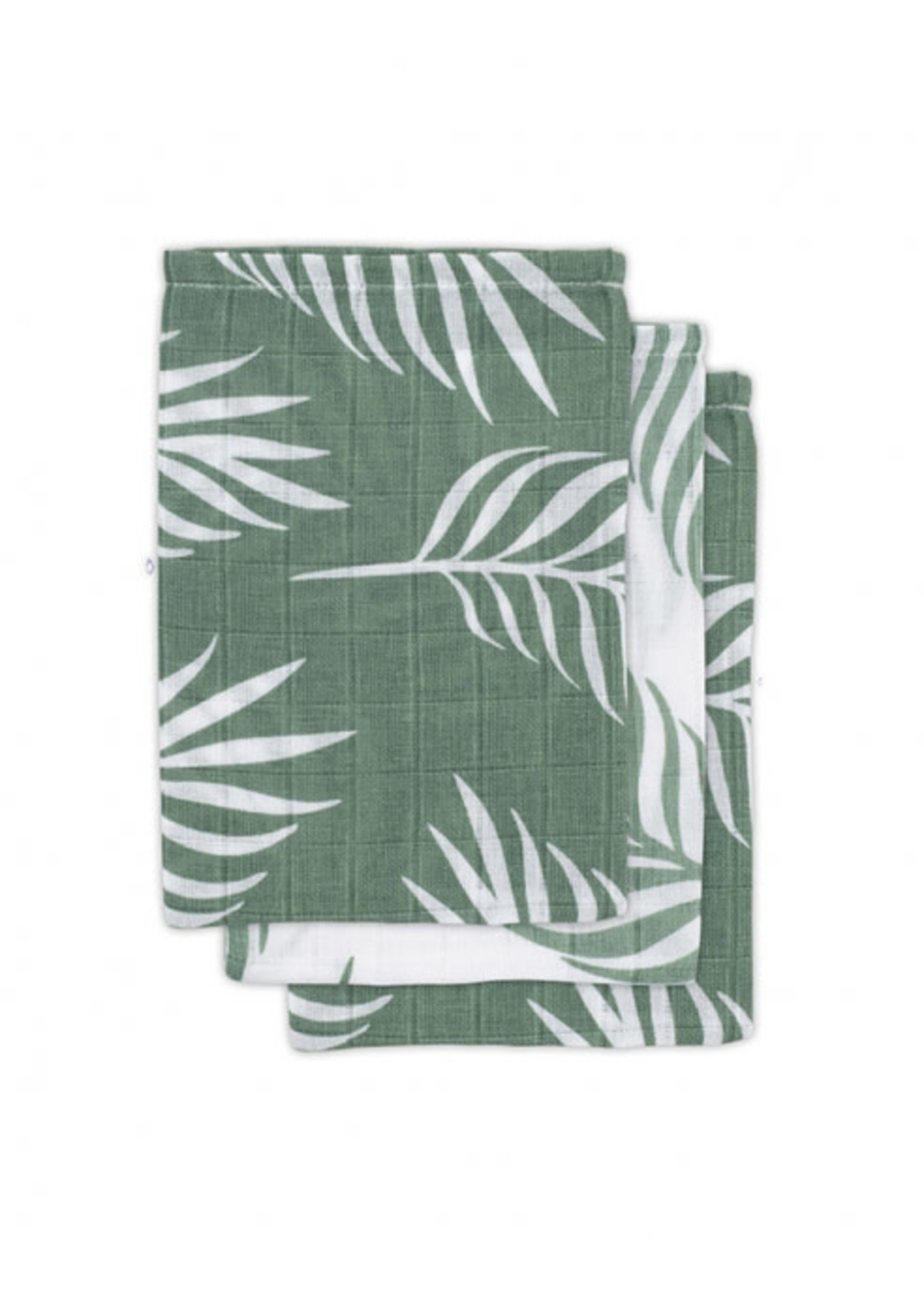 Jollein Jollein tetrawashandjes Nature Ash Green (3st)