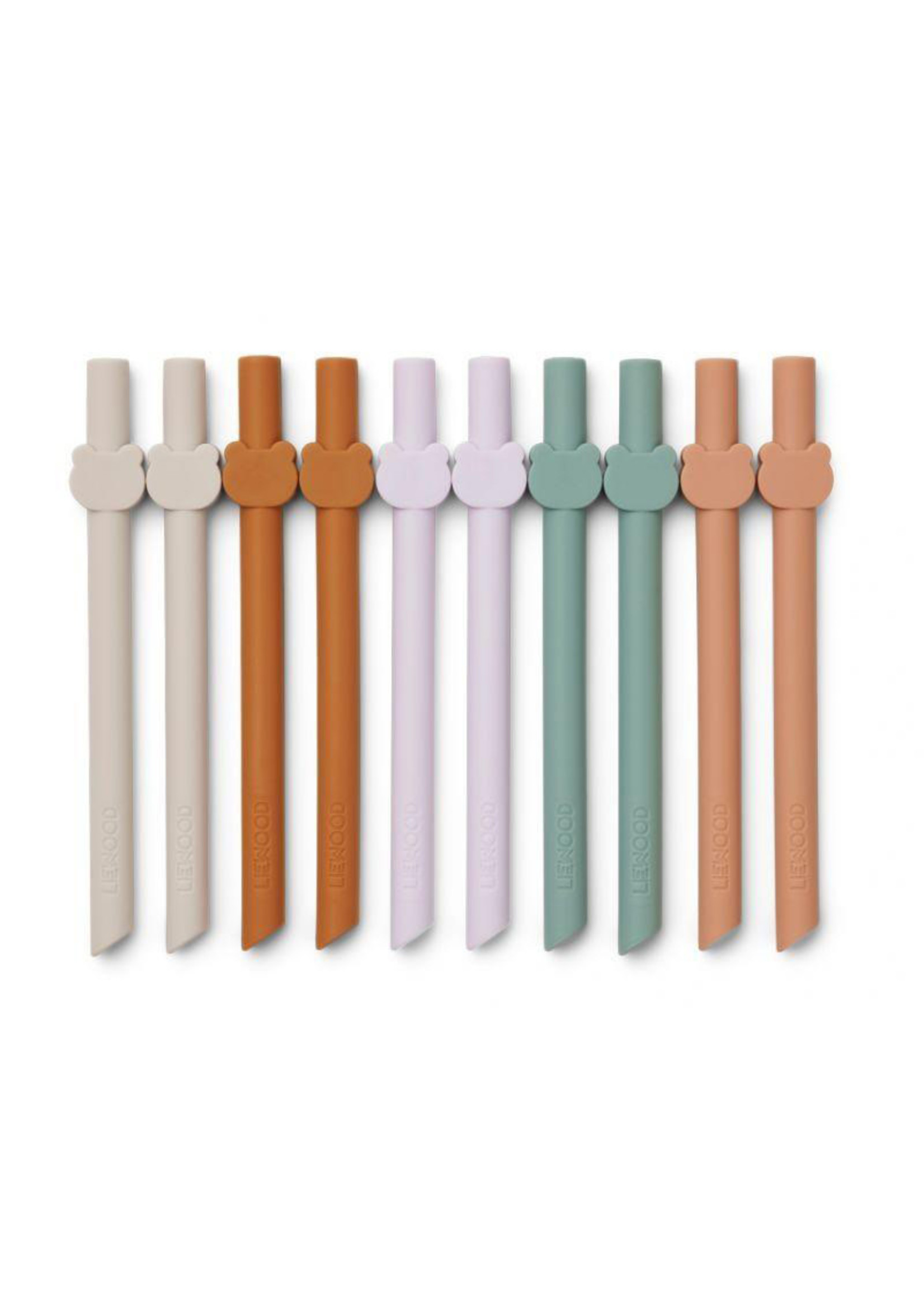 Liewood Liewood Badu Multi Mix straw (10-pack)