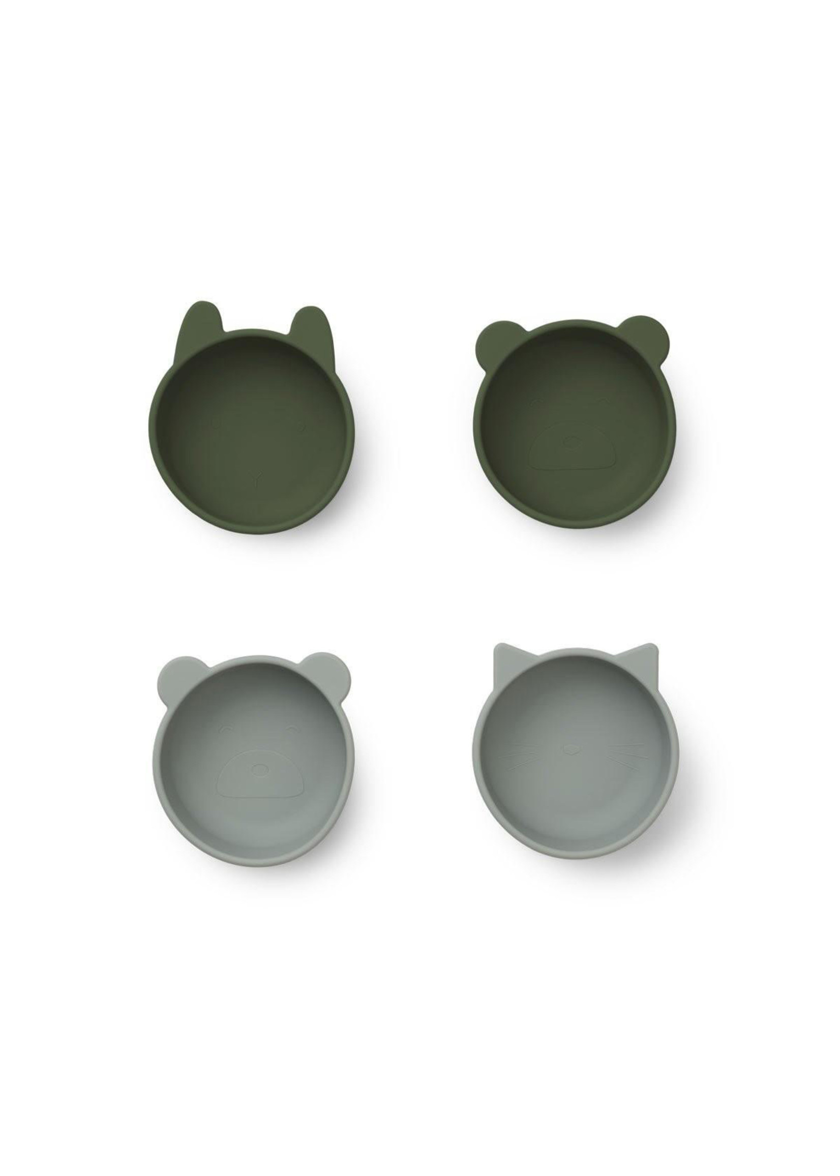 Liewood Liewood Iggy Silicone Hunter Green Mix (4-pack)