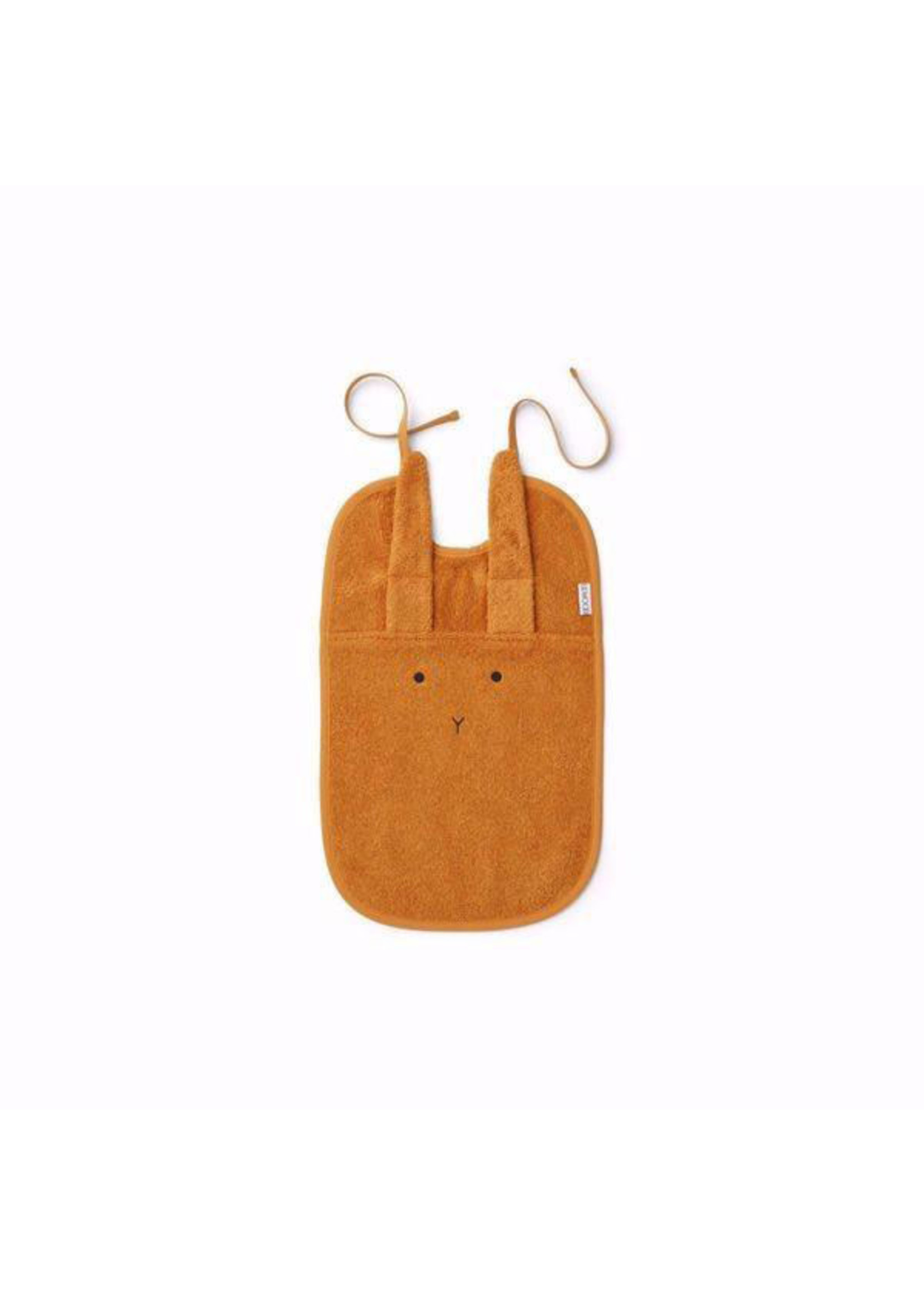 Liewood Liewood Theo Rabbit Mustard Terry Bib