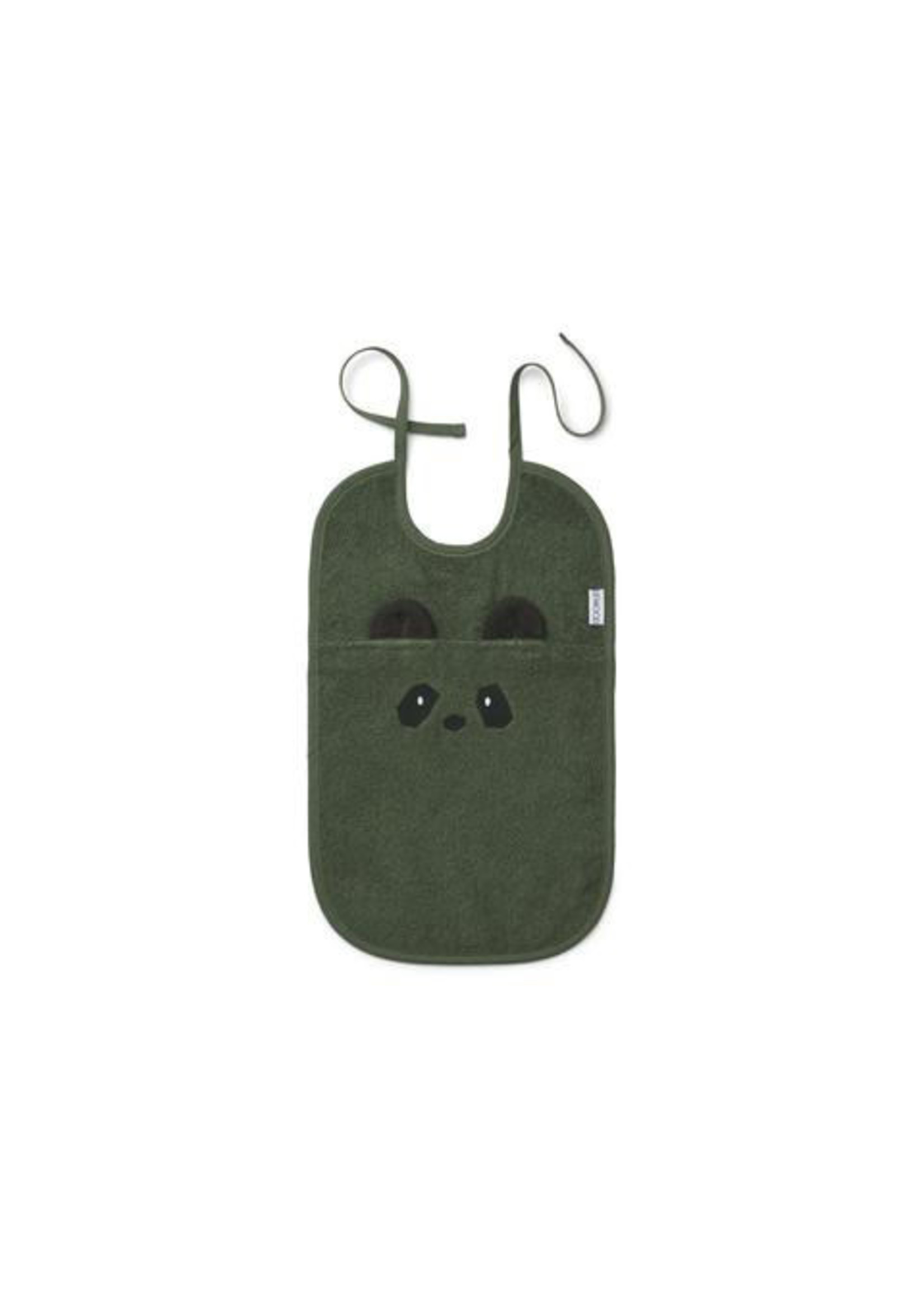 Liewood Liewood Theo Terry Bib Panda Hunter Green