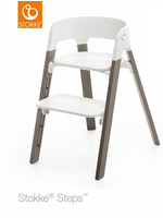 Stokke Stokke Steps Chair White/Hazy Grey