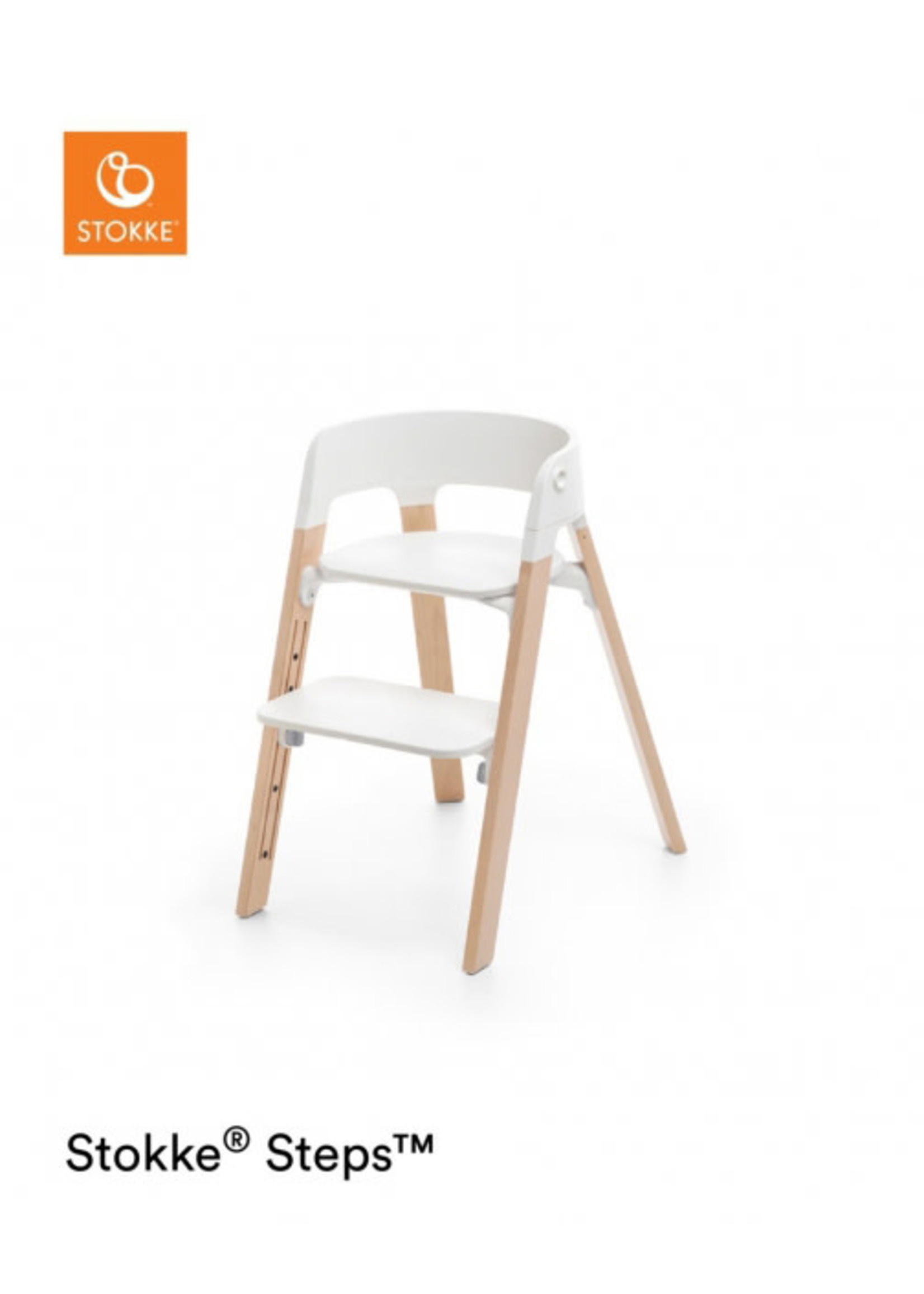 Stokke Stokke Steps Chair White/Natural