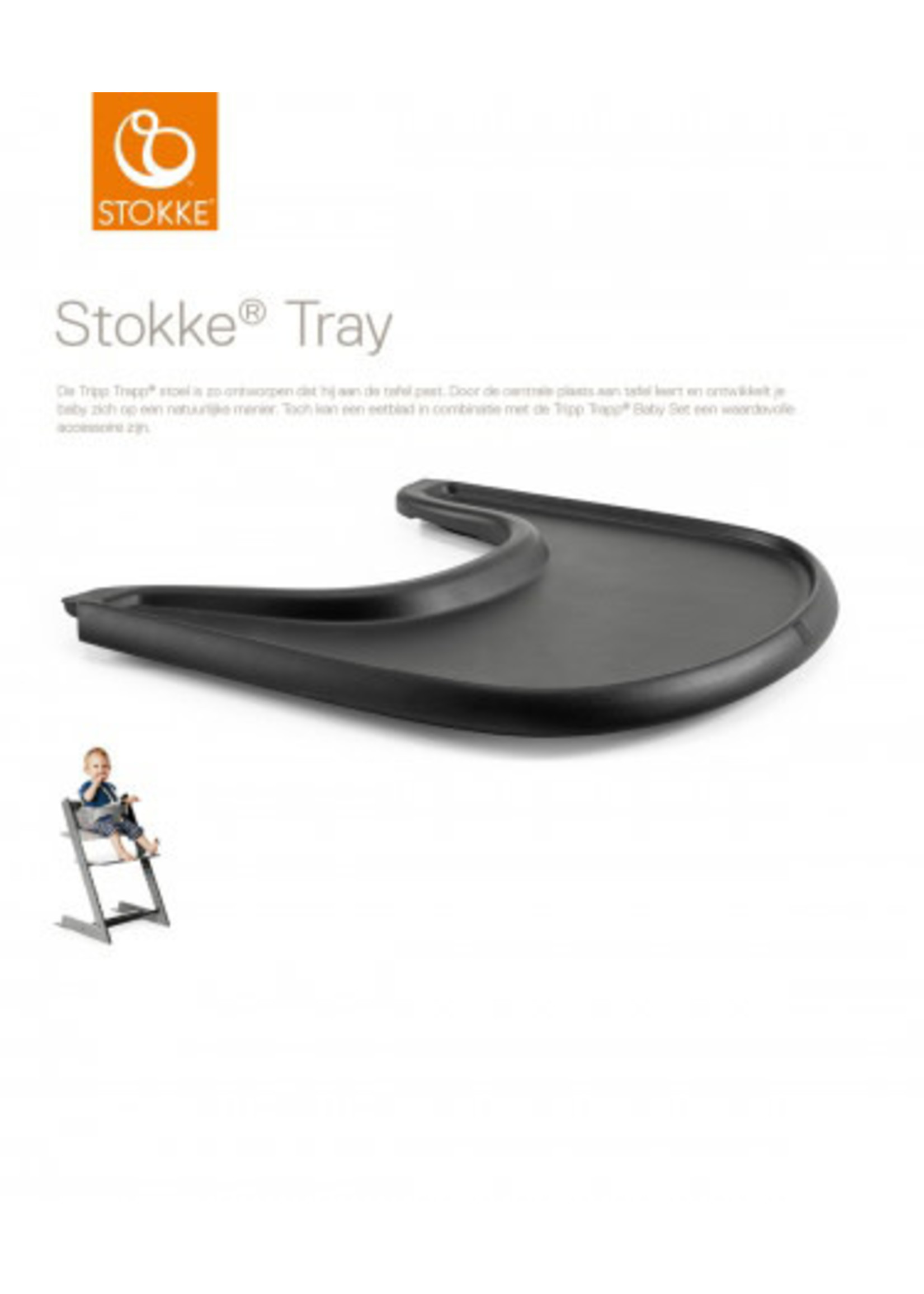 Stokke Stokke Tray Black Cosybaby
