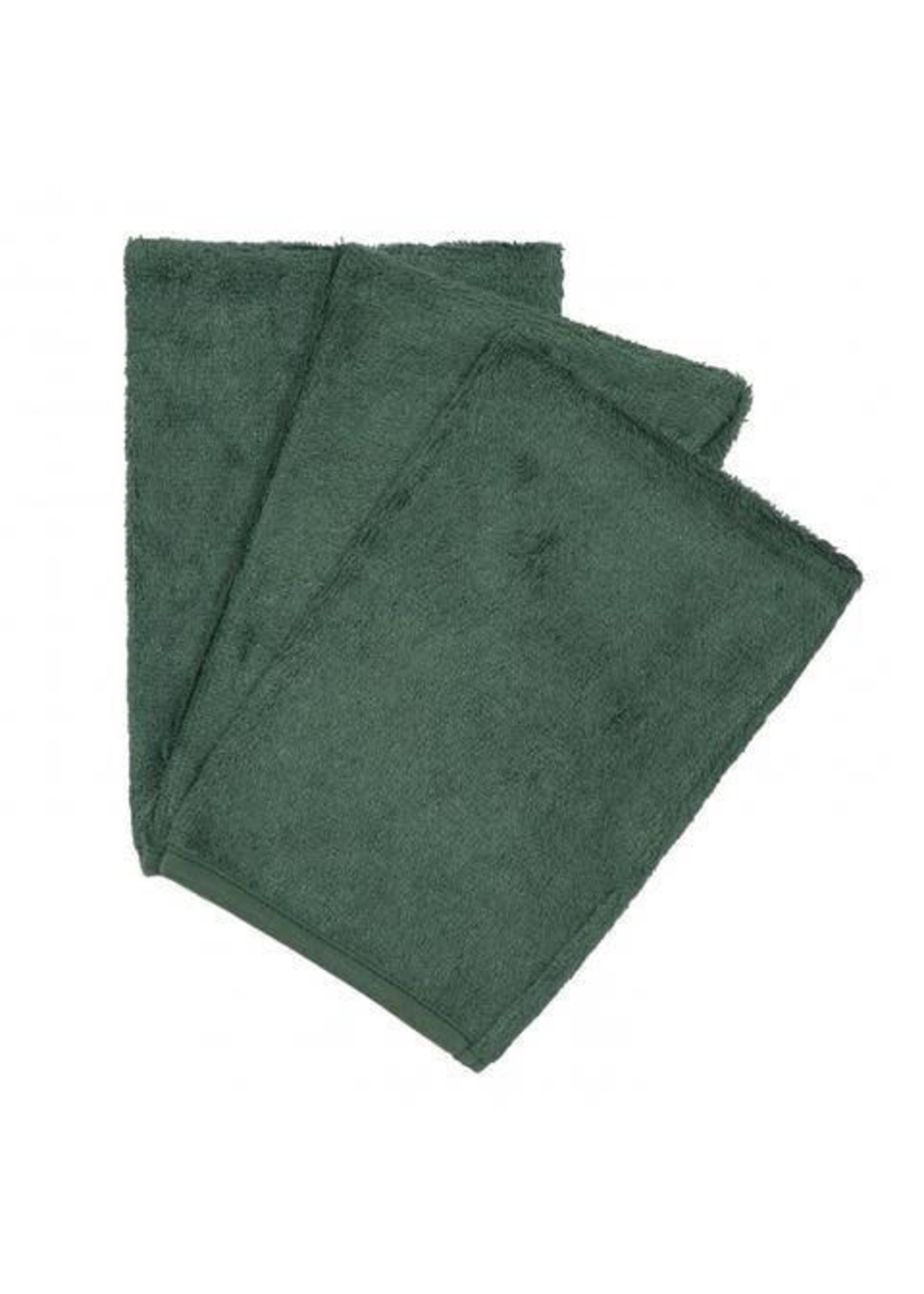 Timboo Timboo Aspen Green Set van 3 washandjes