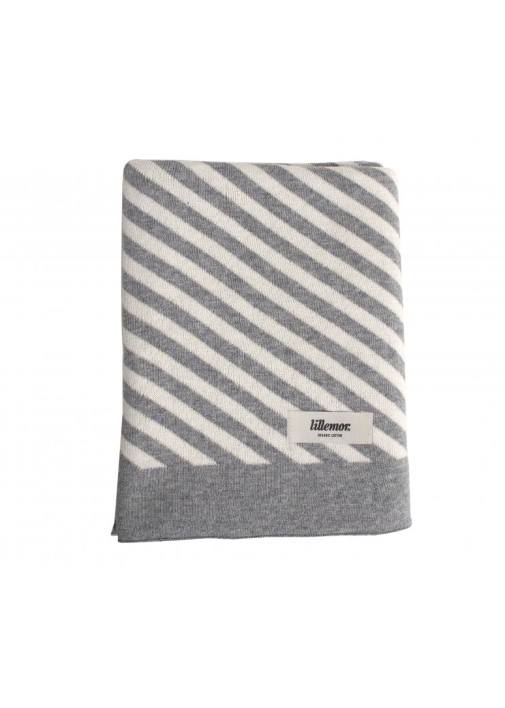 Eef Lillemor Eef Lillemor Grey Striped Blanket