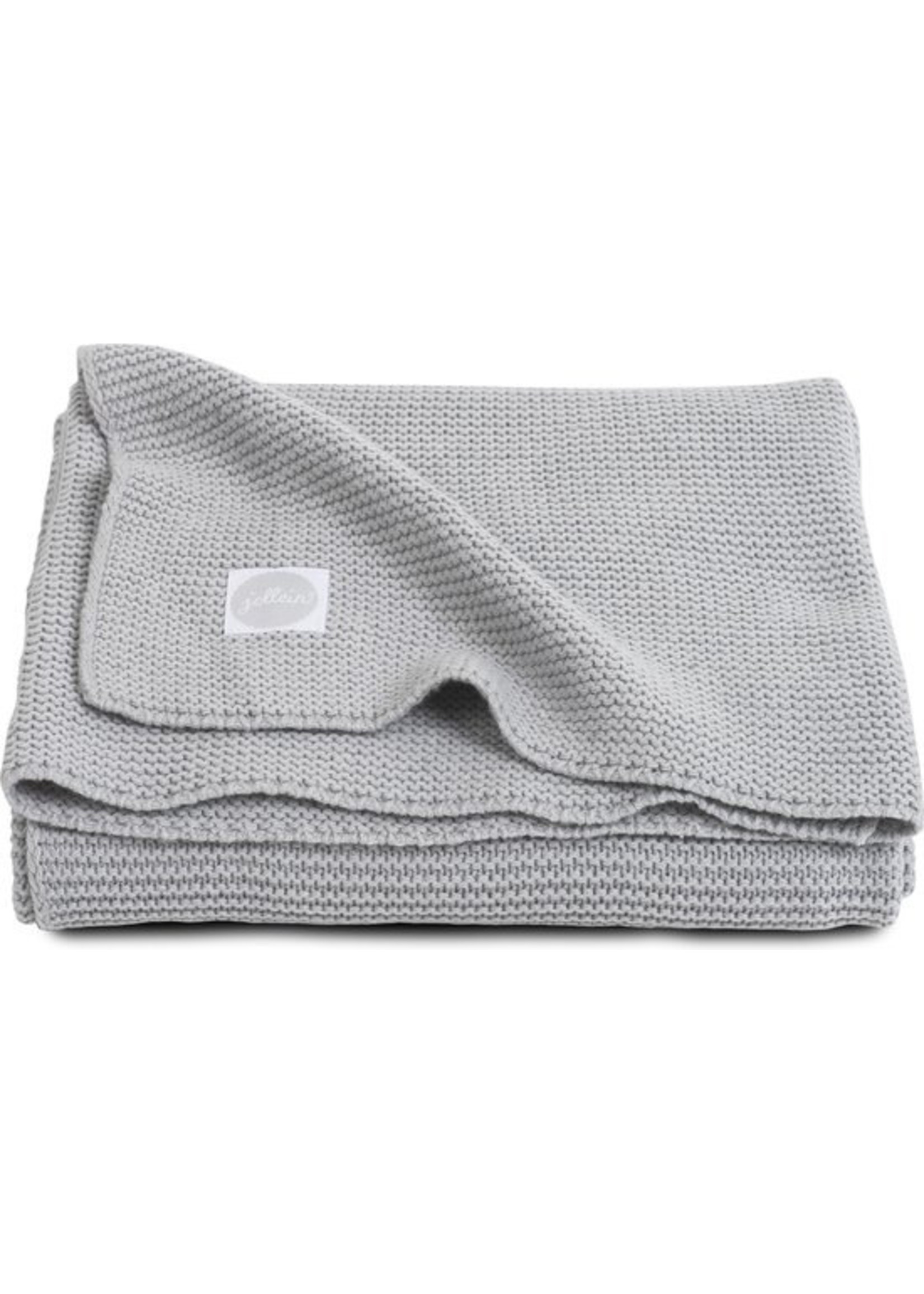 Jollein Jollein Basic Knit Ligth Grey deken wieg