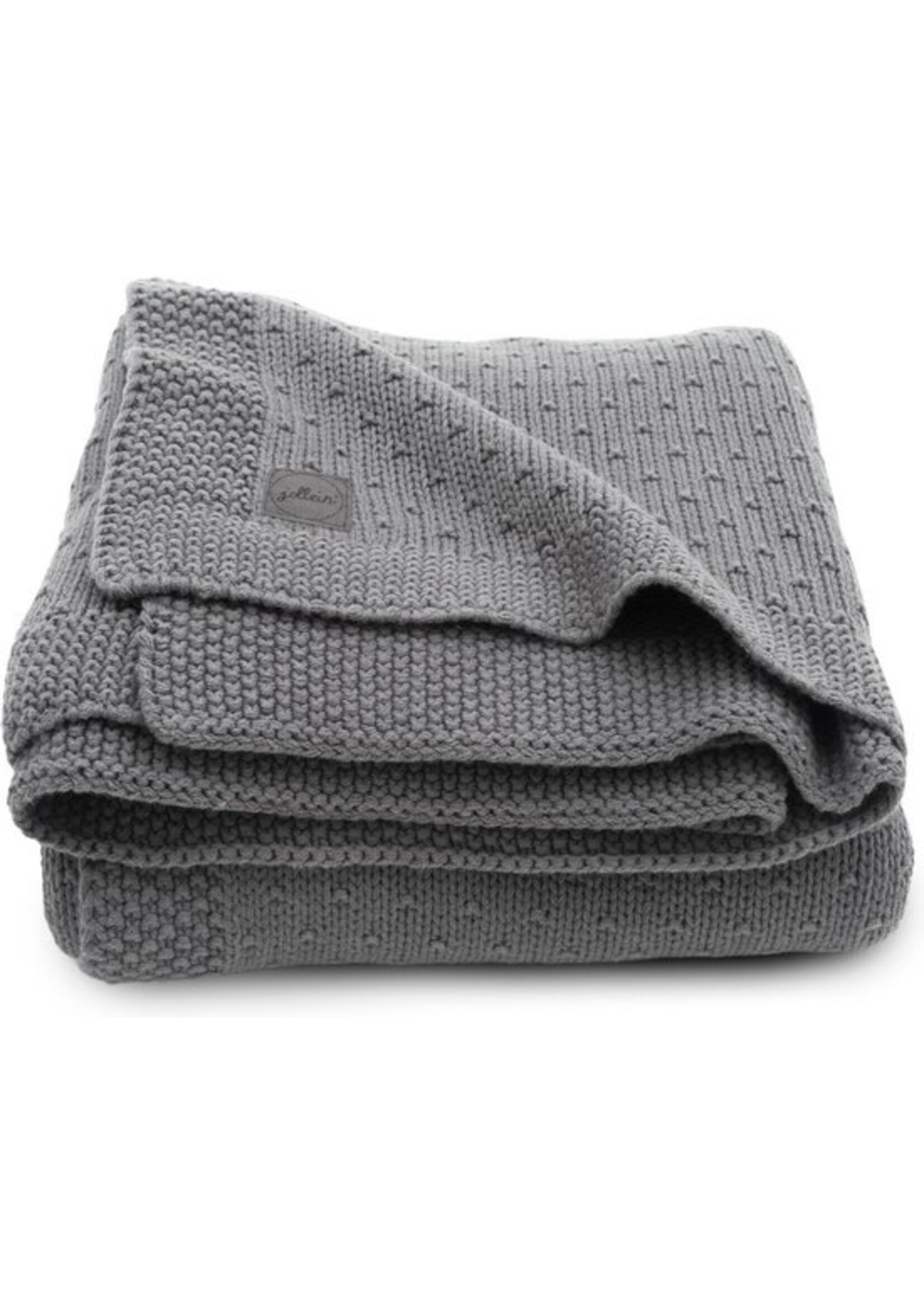 Jollein Jollein Bliss Knit Storm Grey deken wieg