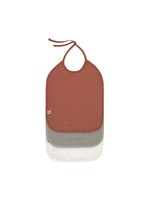 Lässig Lässig Rust/Olive/Milk Muslin/Terry slabset (3pcs)