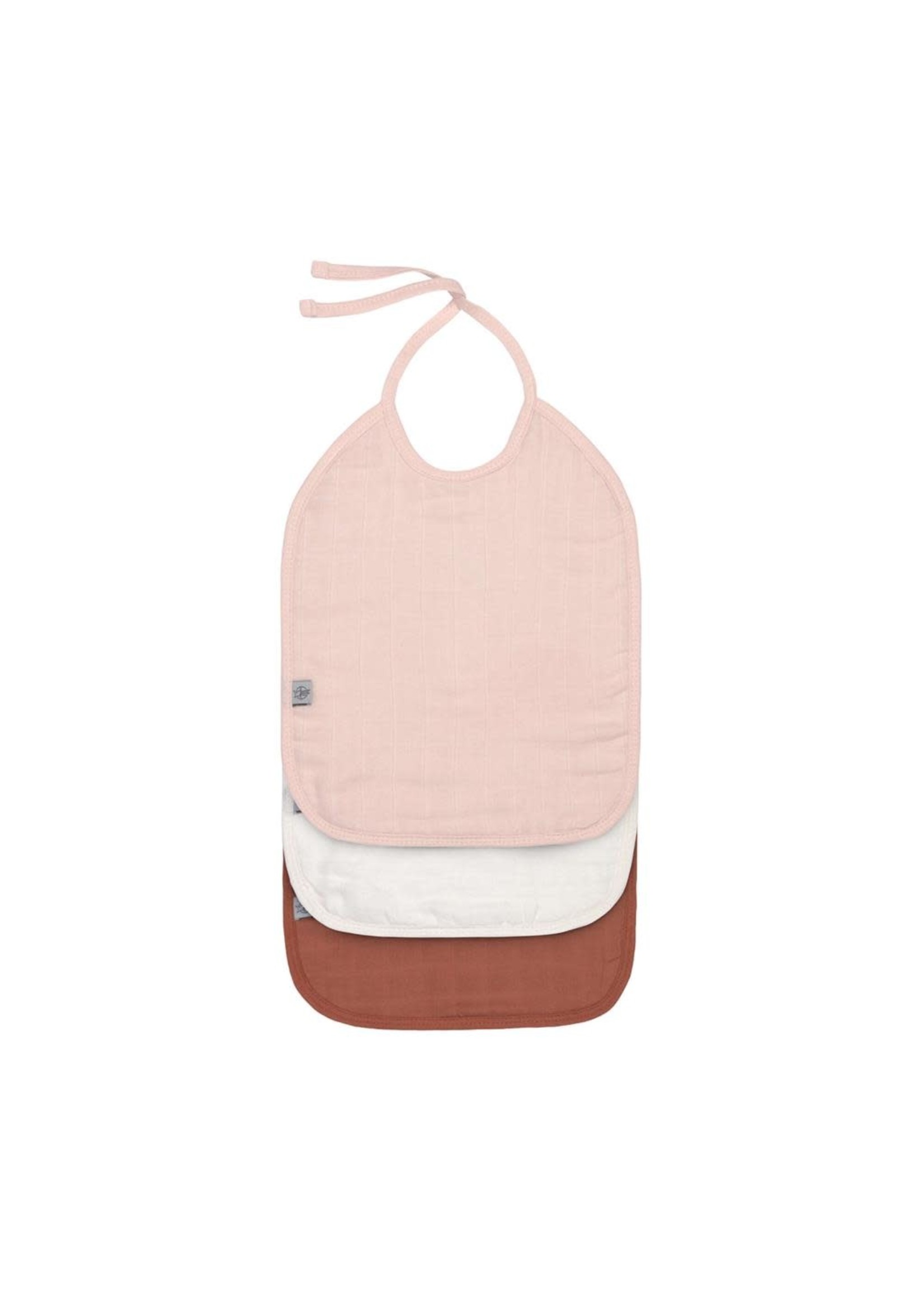 Lässig Lässig Pink/Milk/Rust Muslin/Terry slabset (3pcs)