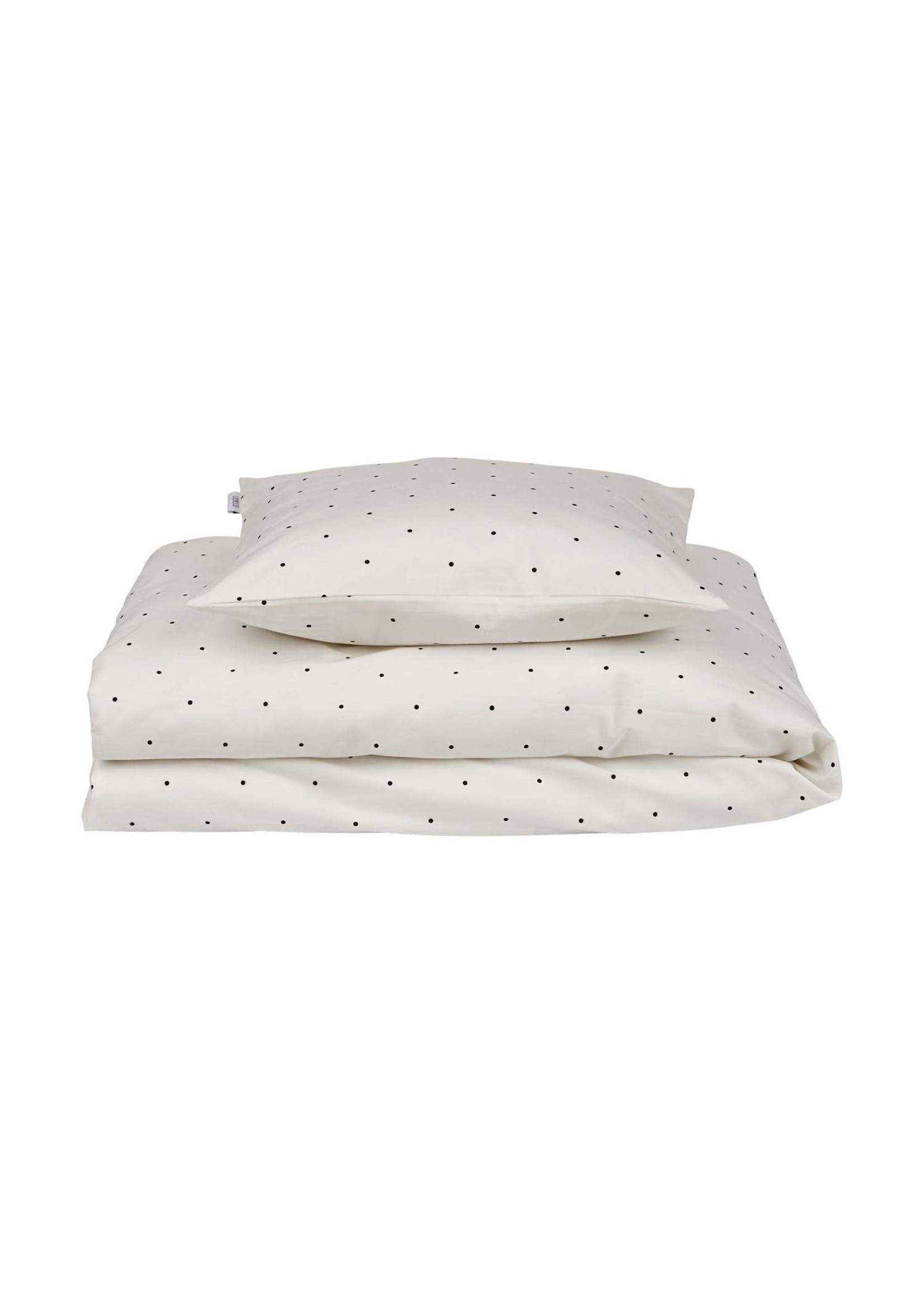 Liewood Liewood Ingeborg Creme de la creme Classic dot dekbedovertrek