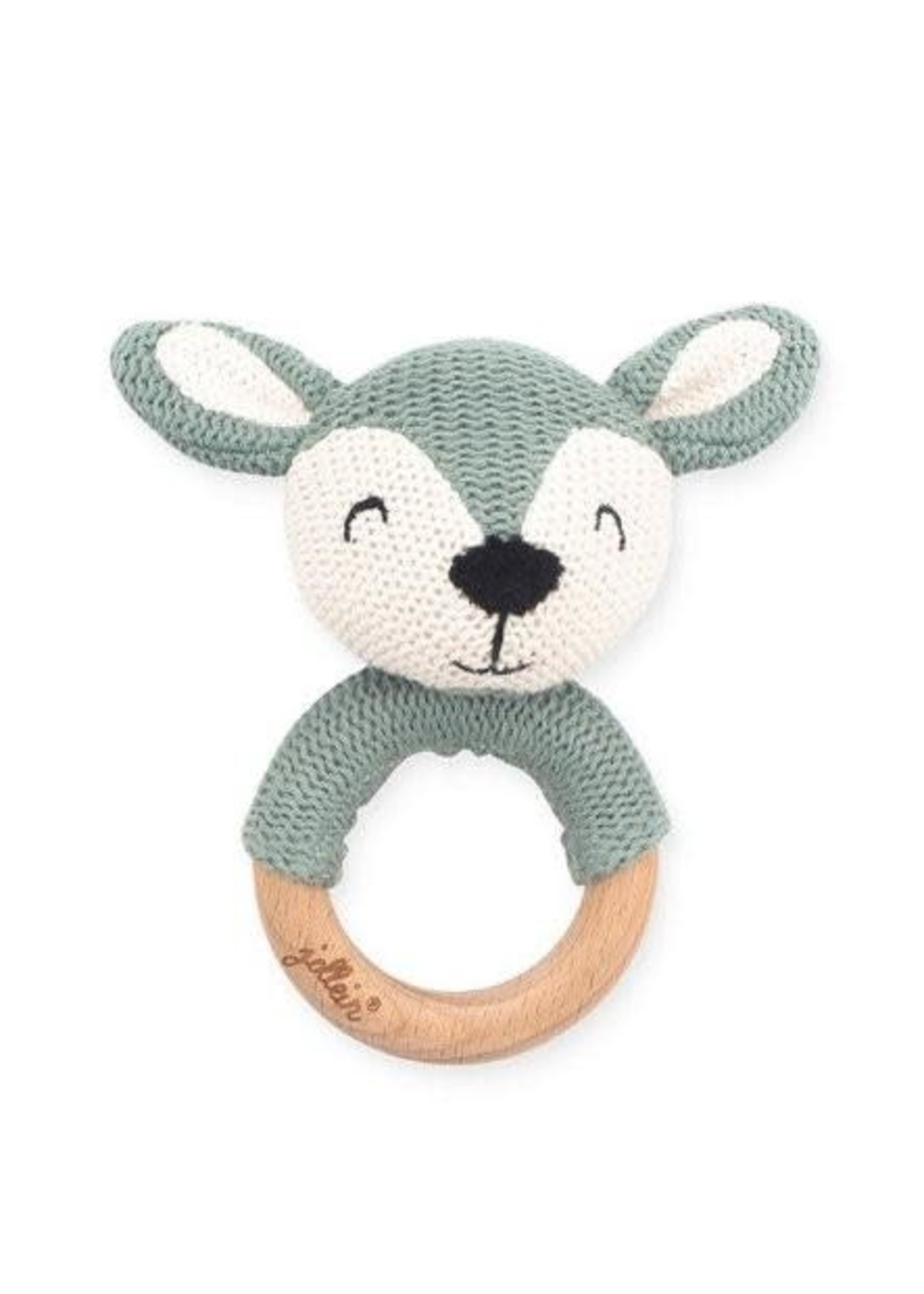 Jollein Jollein Deer Ash Green bijtring/rammel