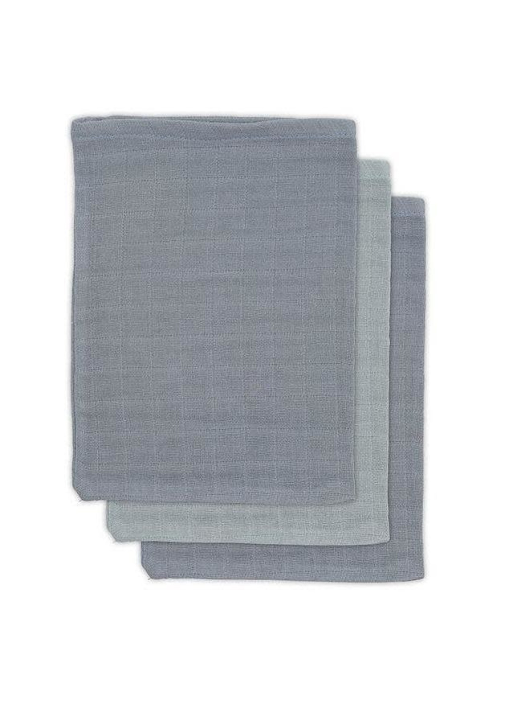 Jollein Jollein Bamboe tetrawashandjes Storm Grey