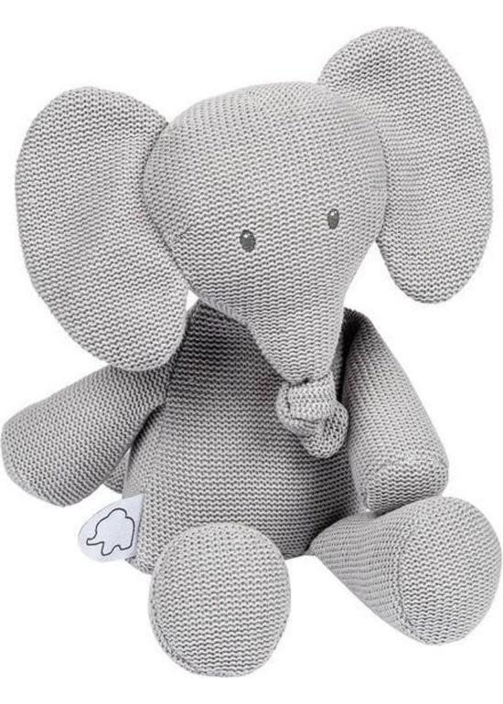 Nattou Nattou Tembo Olifant Knuffel Tricot grijs