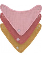 Lässig Lässig Muslin Bandana Rose/Rosewood/Mustard