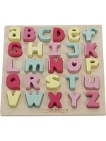 Little Dutch Little Dutch Letterpuzzel pink