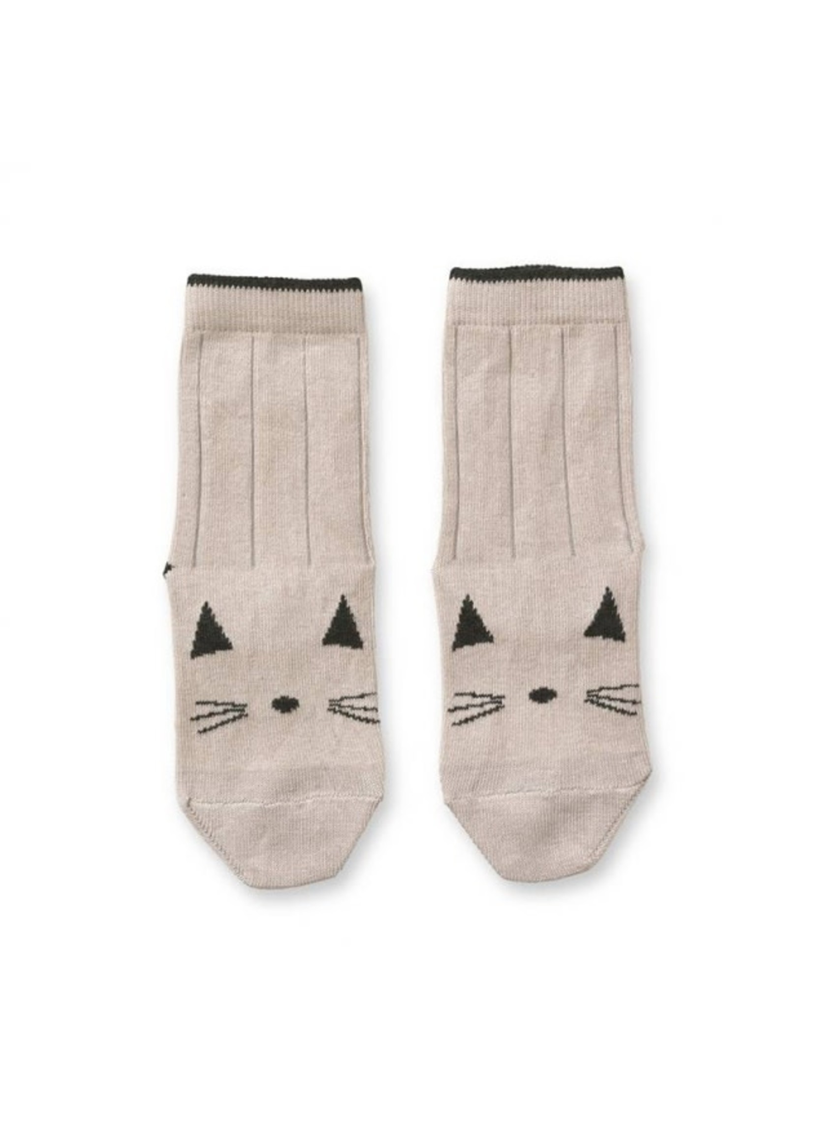 Liewood Liewood Silas Cotton Socks Cat Sweet Rose