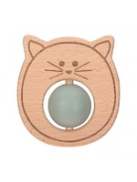 Lässig Lässig Little chums Cat Bijtring/Rammel Bal Wood/Silicone