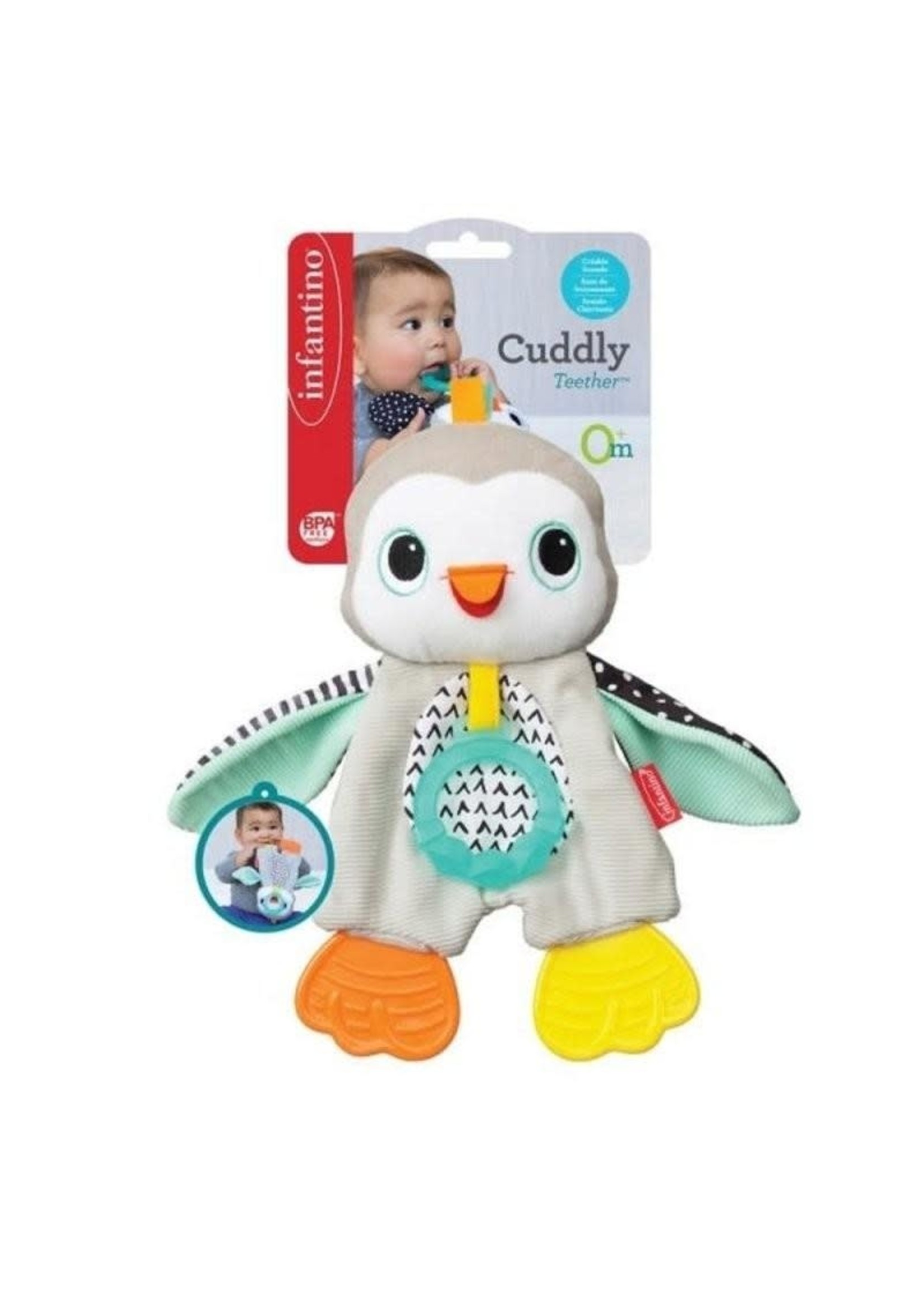 Infantino Infantino Cuddly Teether Pinguin