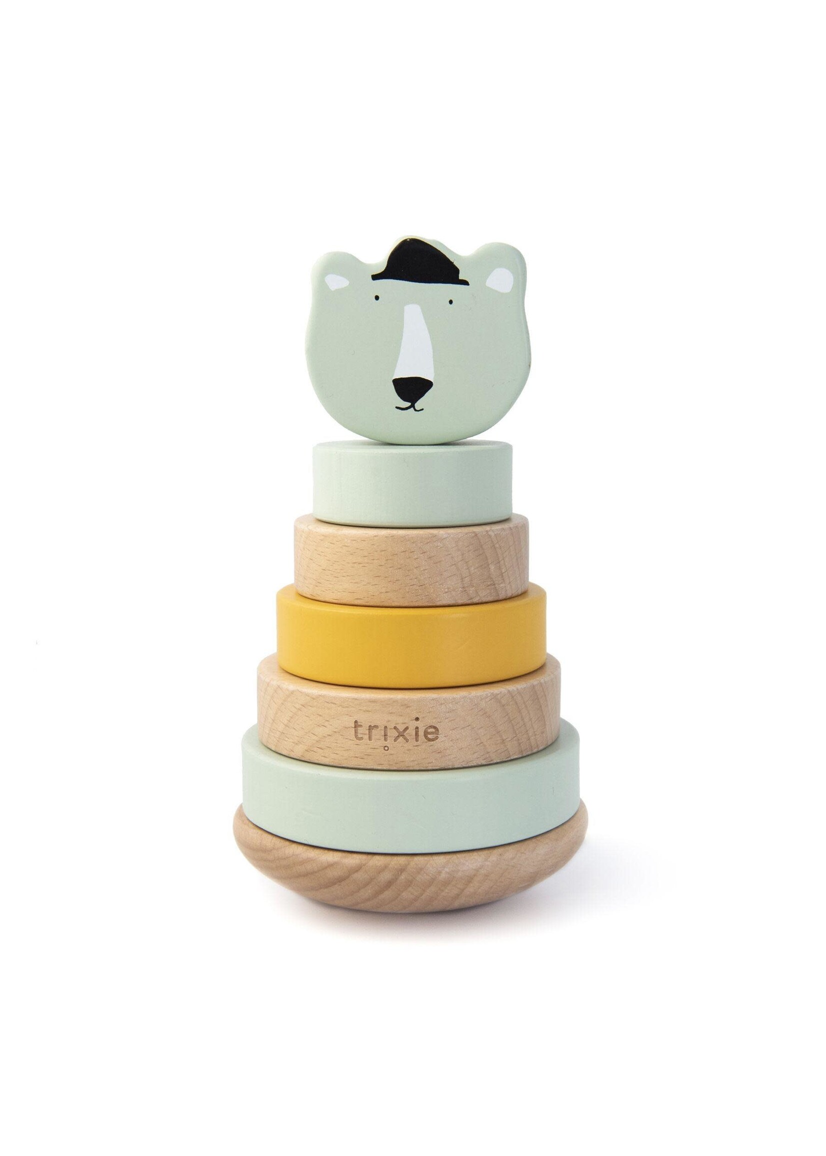Trixie Baby Trixie Mr Polar Bear houten stapeltoren