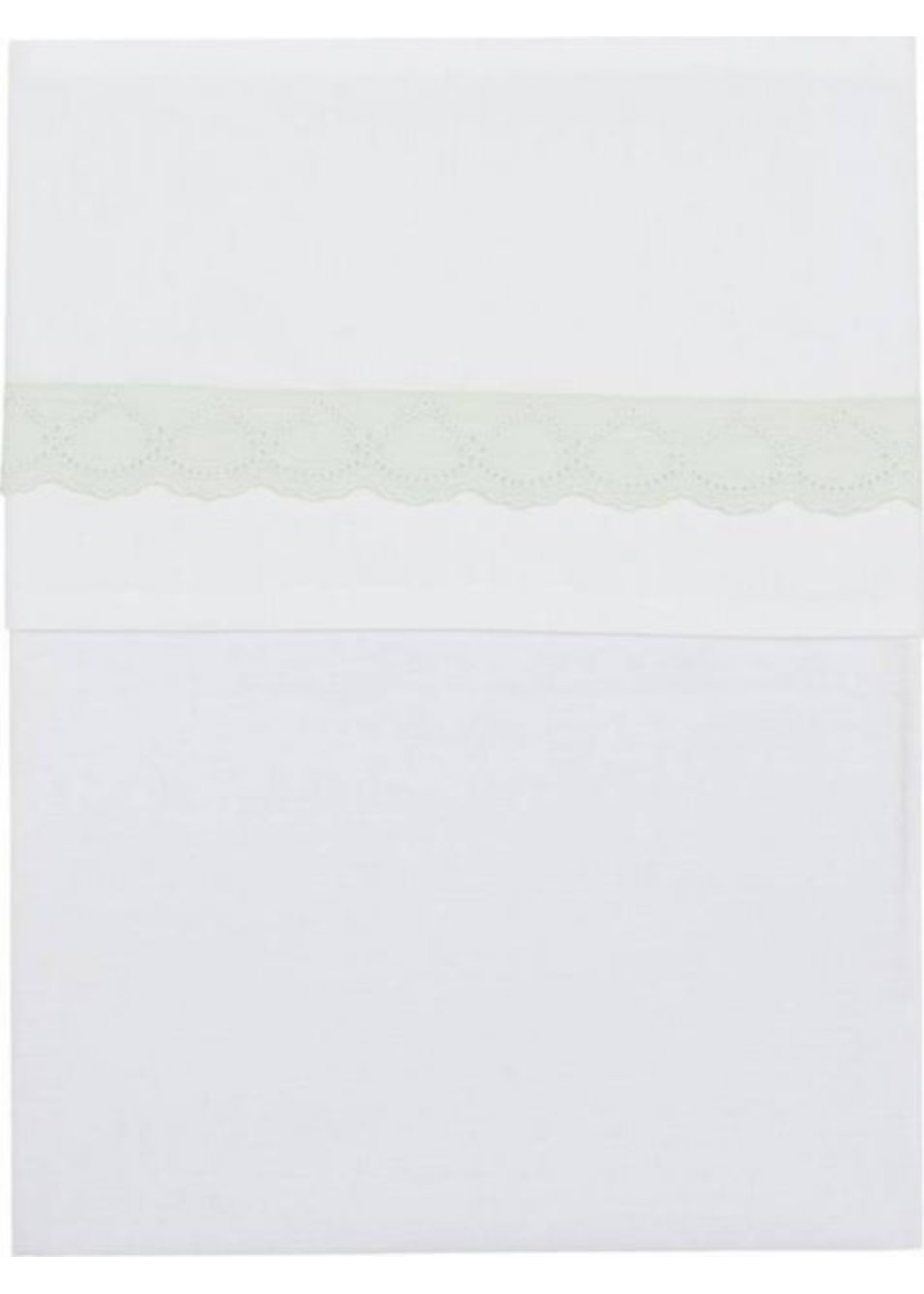 Koeka Koeka laken lace white/mint