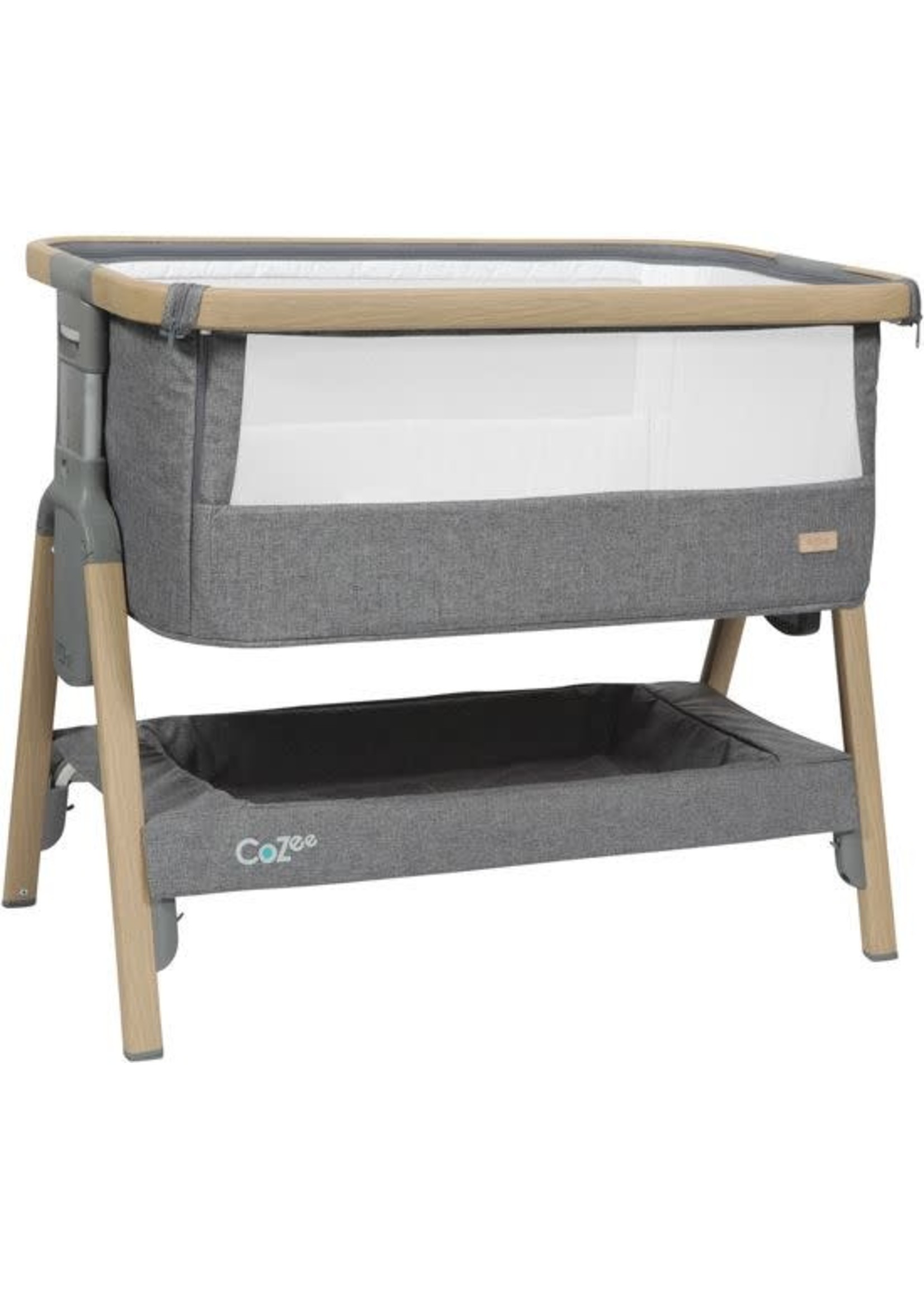 Topmark Topmark Cozee Bedside Crib Oak/Charcoal