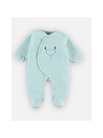 Noukie's Noukies M&M Pyjama Bio Fluweel Aqua