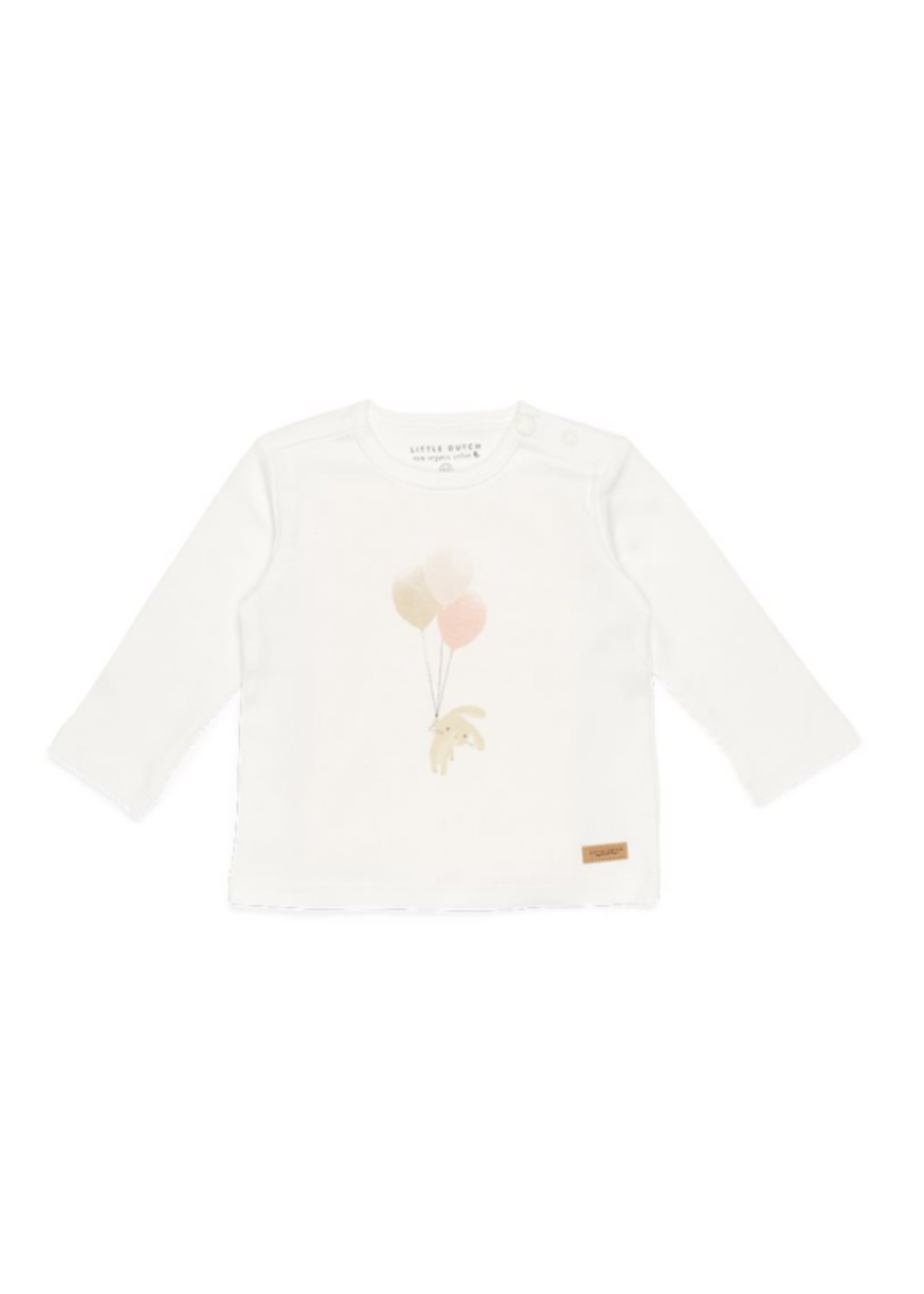 Little Dutch Little Dutch Bunny Balloons White Longsleeve mt 62