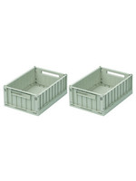 Liewood Liewood Weston Storage Box Peppermint Small  (2-pack)
