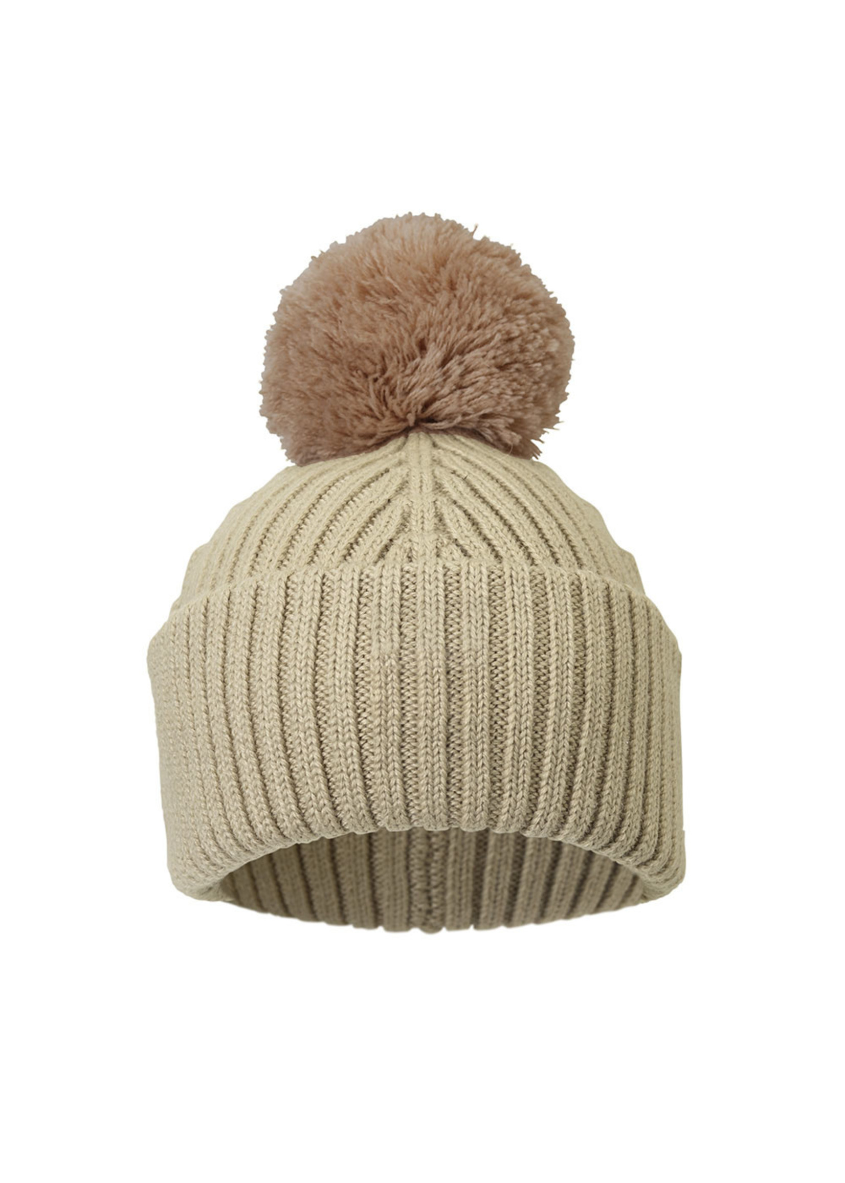 Liewood Elodie Details Wollen Beanie Pure Khaki 1/2jr