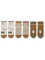 Liewood Liewood Silas Cotton Socks Friendship Sandy Mix (3-pack)