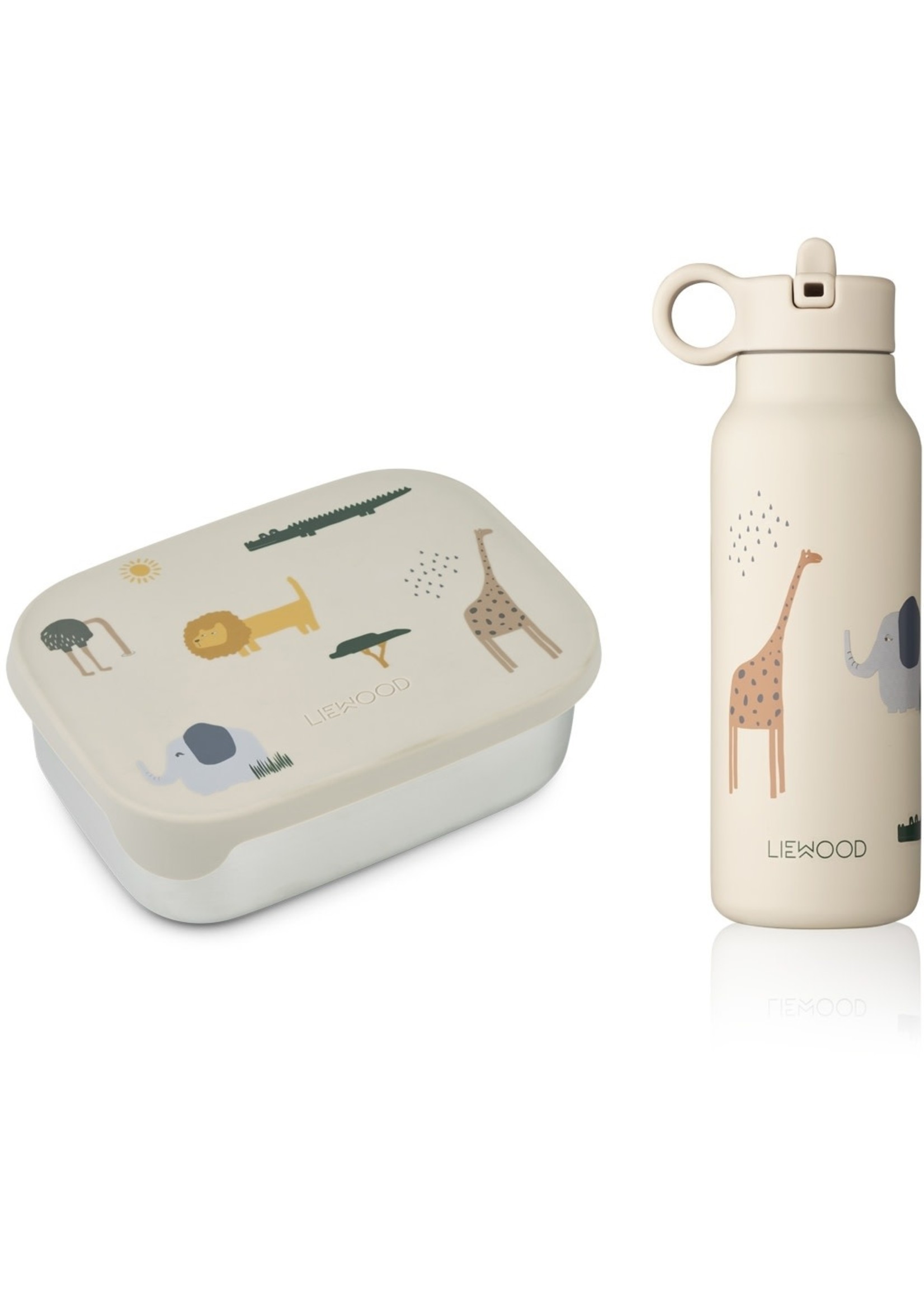 Liewood Liewood Joni Lunch Box Set Safari Sandy mix