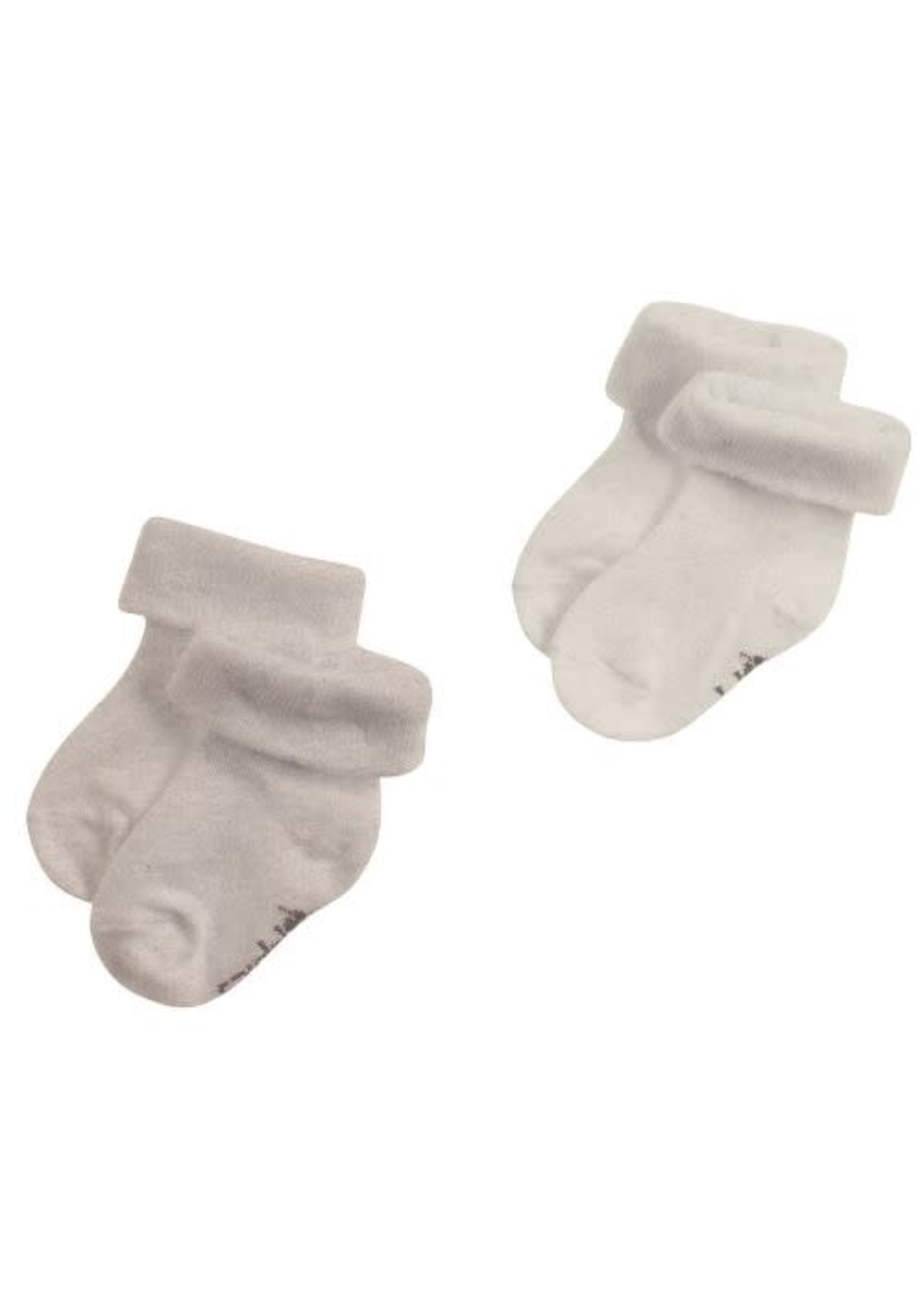 Noppies Noppies 2-pack Unisex Socks Kai Taupe Melange