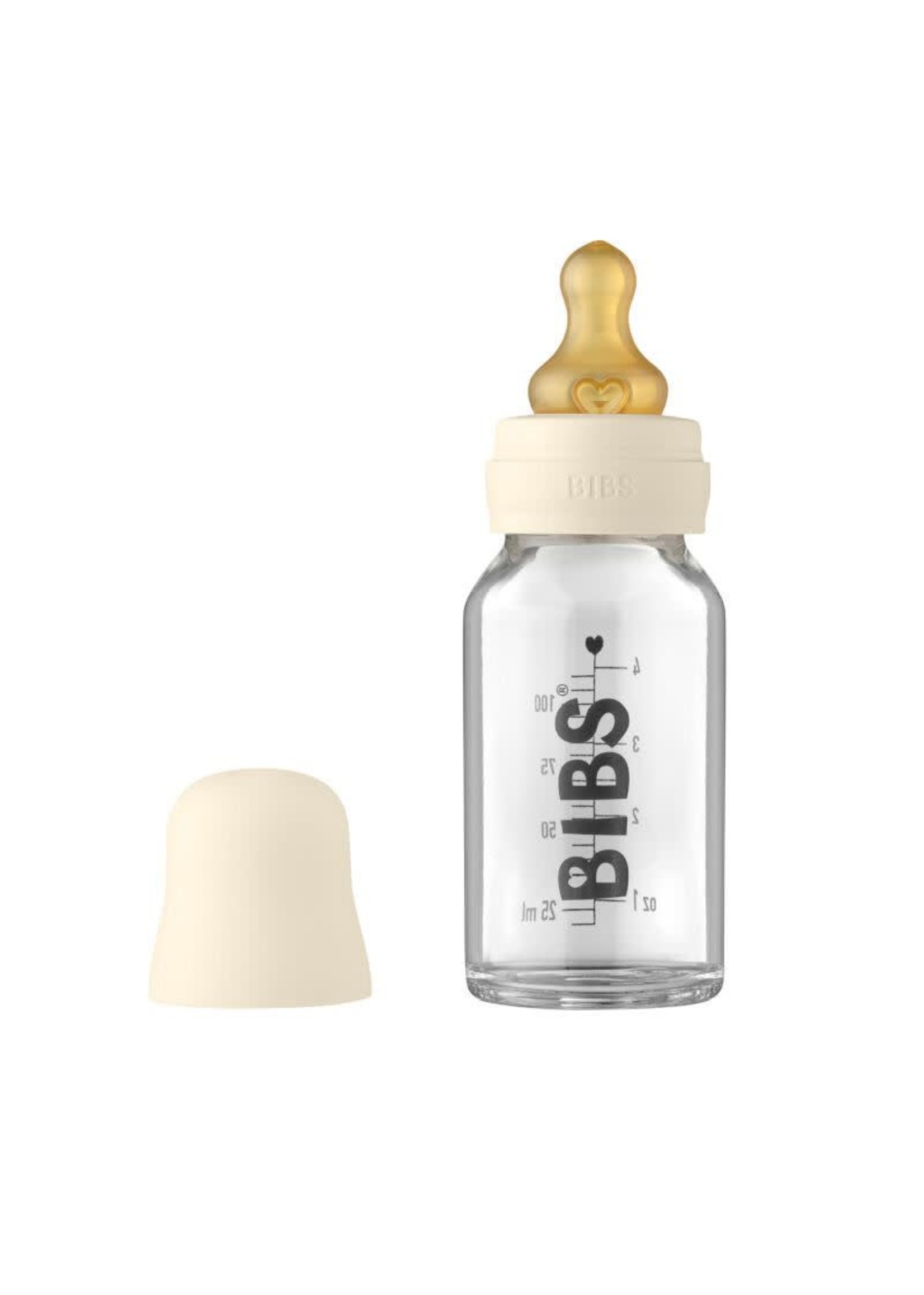 Bibs Bibs Ivory Glazen Fles 110ml