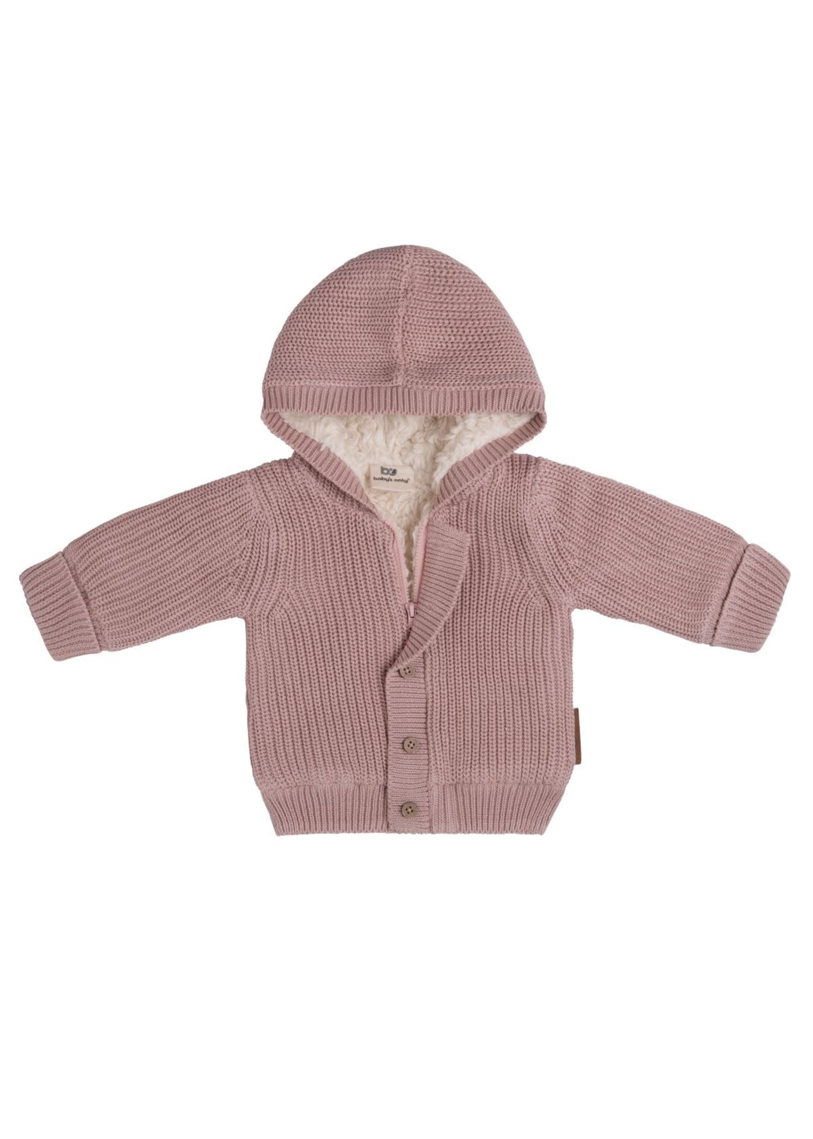 Baby's Only Baby's Only Soul Oudroze Vestje Teddy met capuchon