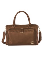 isoki Isoki Luiertas Double Zip Satchel/Redwood/chestnut