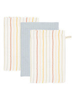 Little Dutch Little Dutch Vintage Sunny Stripes / Pure Soft Blue tetrawashandjes (3st)