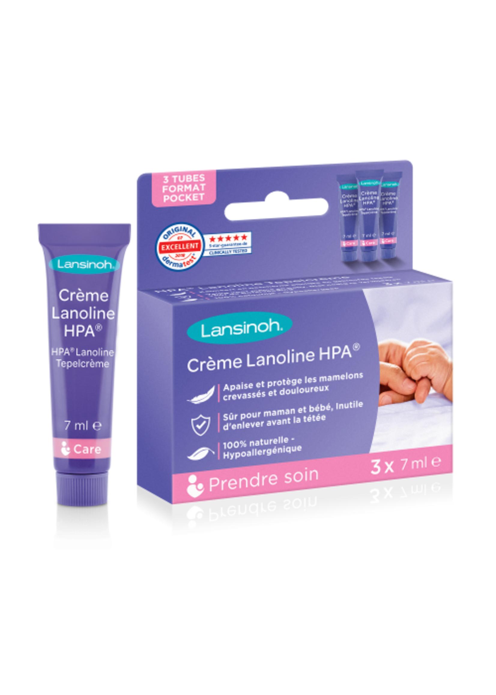 lansinoh Lansinoh HPA Lanoline tepelcreme 3x7ml