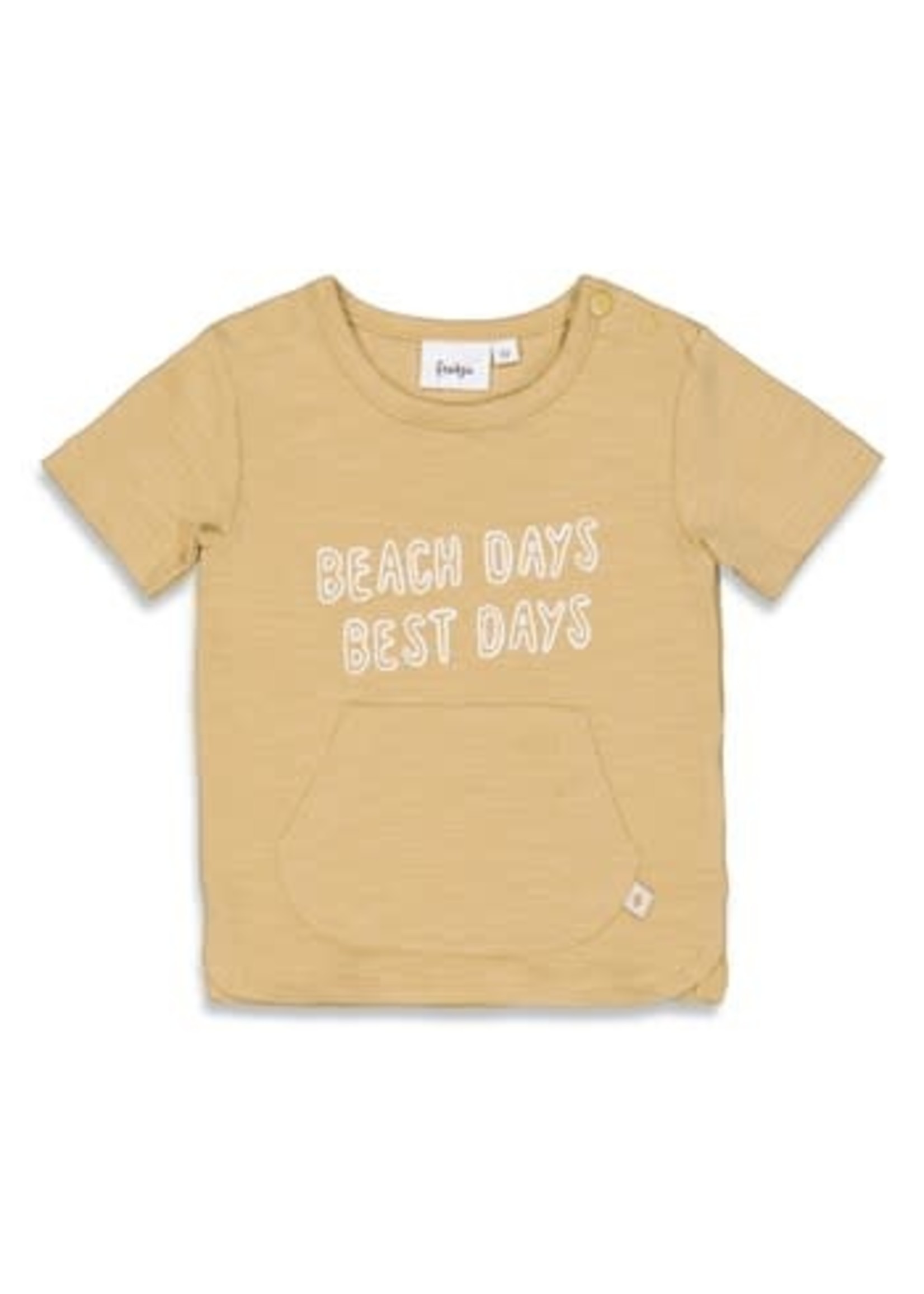 Feetje Feetje Beach Days T-shirt zand mt 62