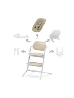 Cybex Cybex Lemo 4 in 1 eetstoel Sand white/white