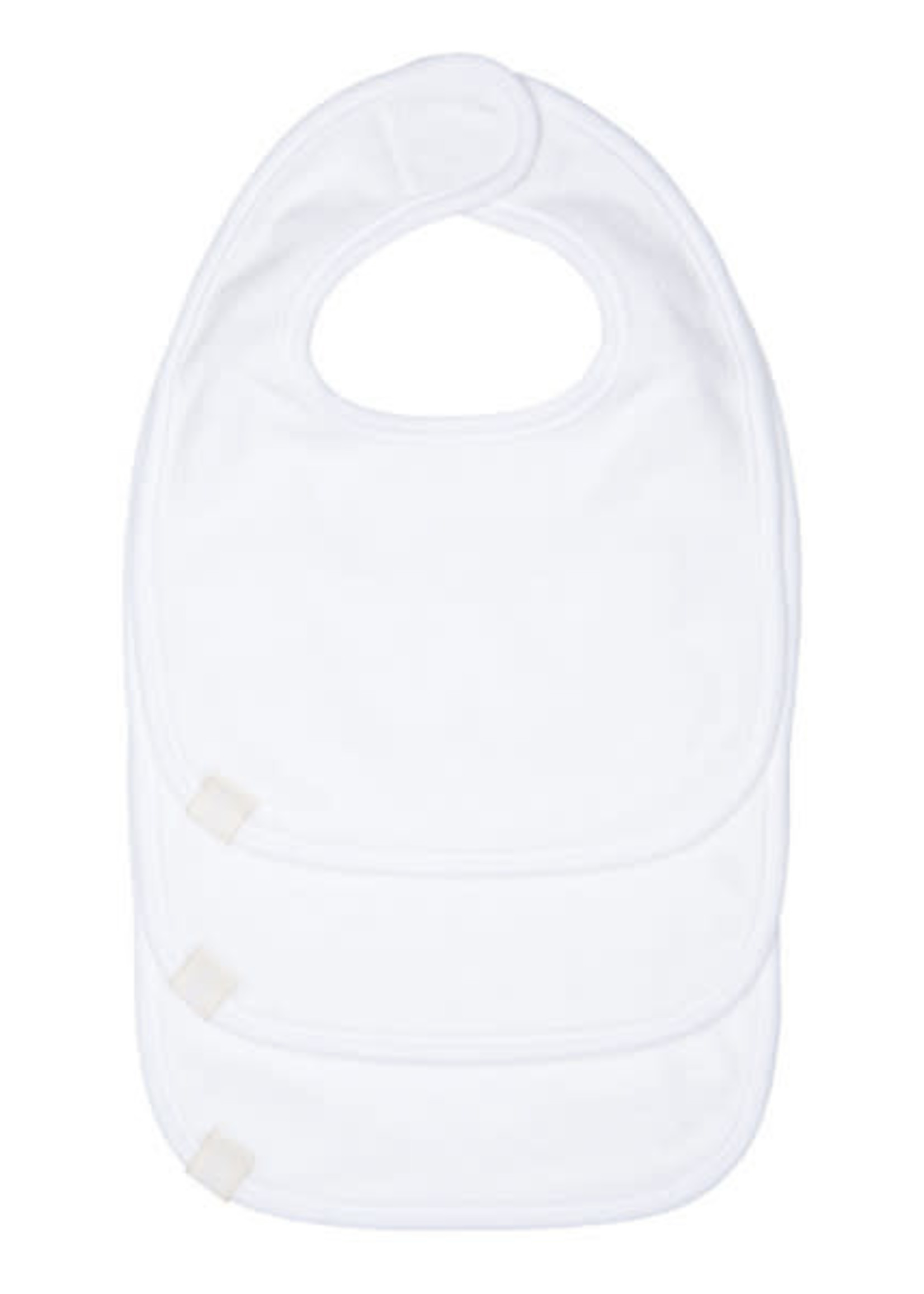 Lässig Lässig Newborn bib Assorted white 3-pack