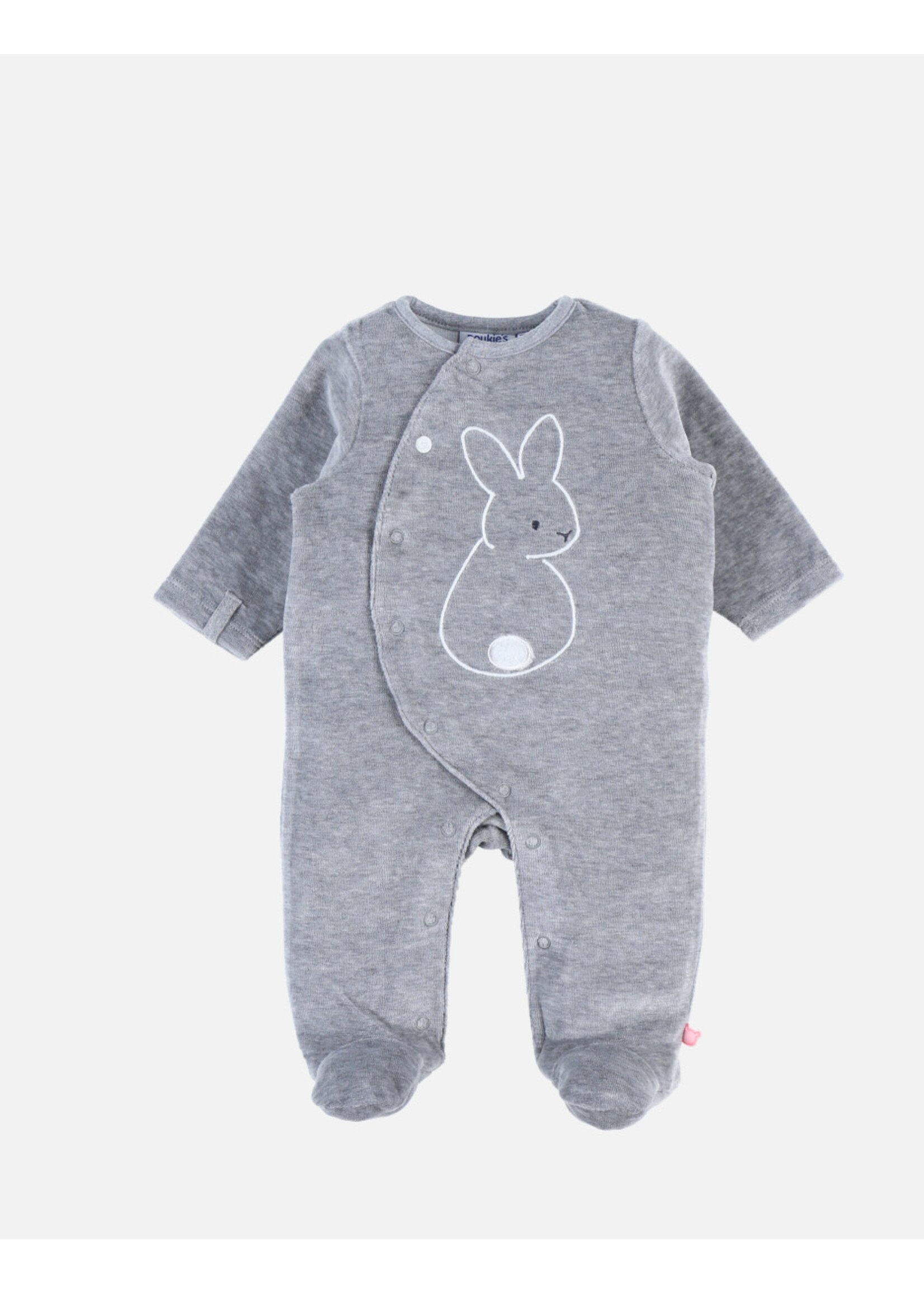 Noukie's Noukies Pyjama Grey Rabbit