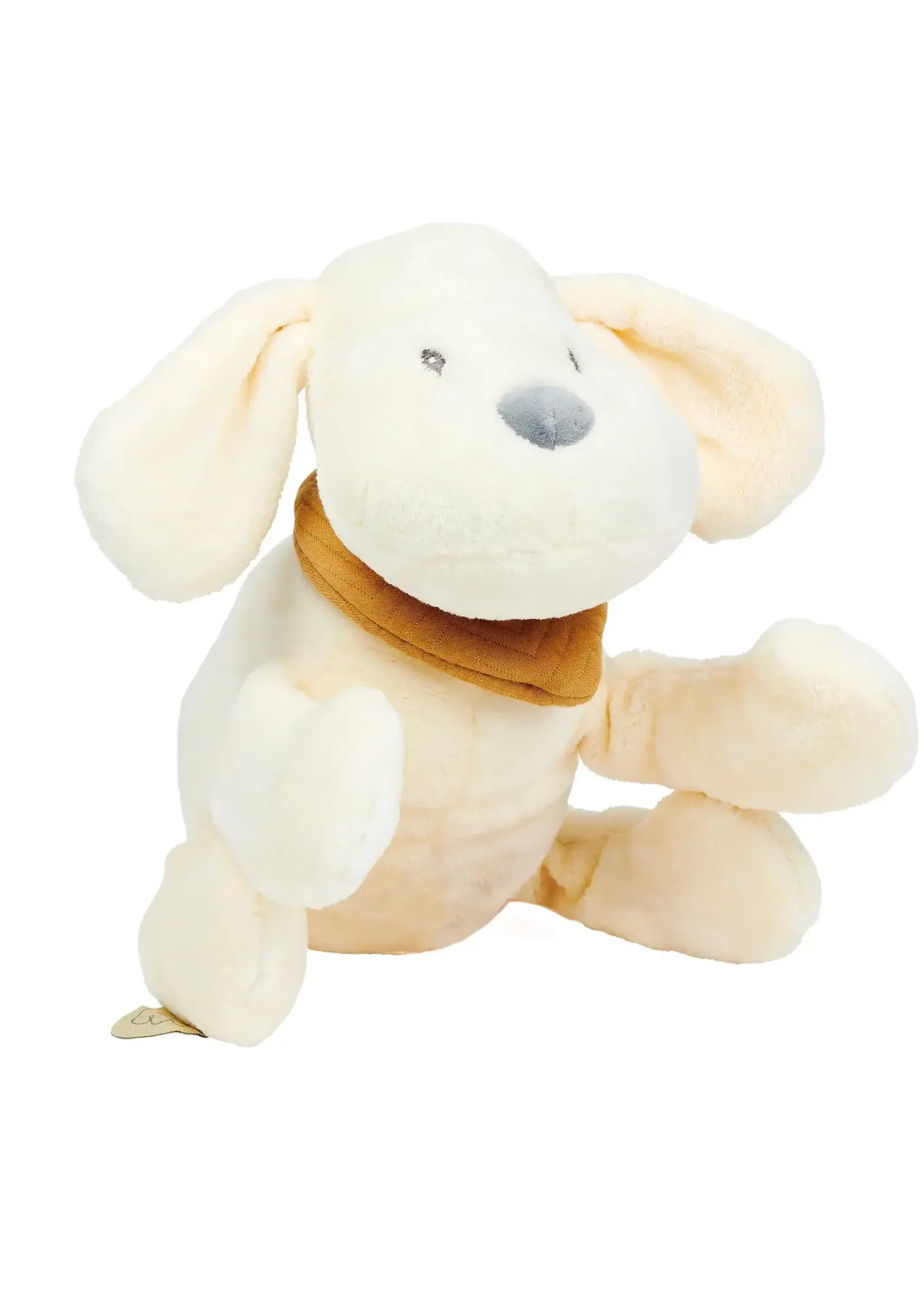 Nattou Nattou Charlie knuffel hond flanel vanille 30cm