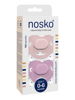 nosko Nosko Fopspeen Roze/Paars 0/6mnd