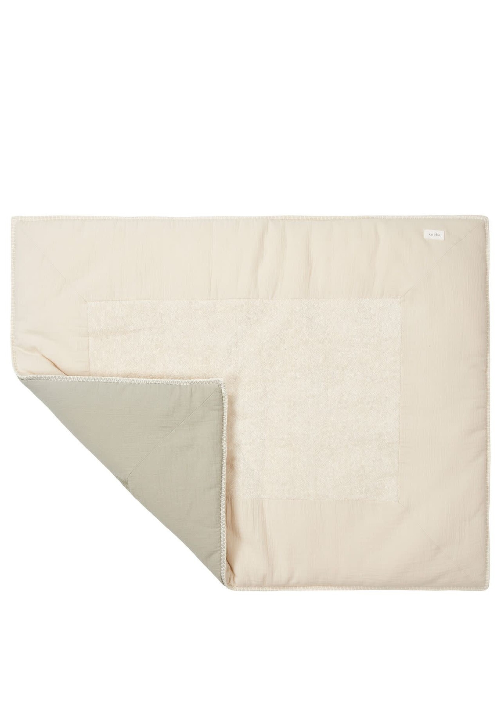 Koeka Koeka Faro warm white/Sage Boxkleed